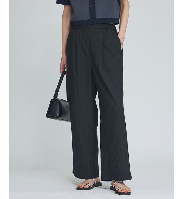 qualite「【セットアップ対応】ウールライクワイドパンツ」|その他|