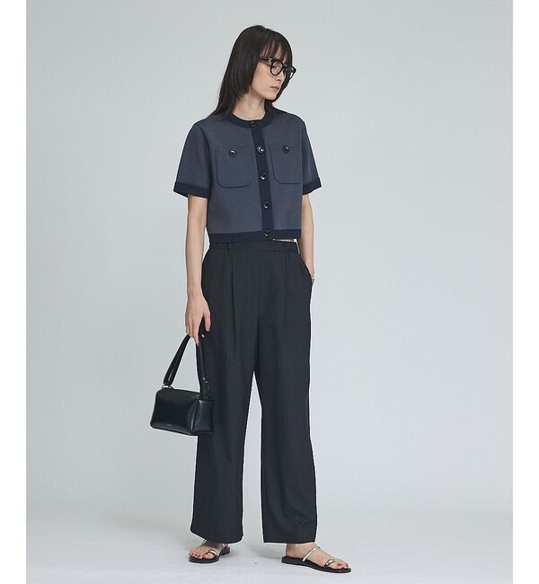 qualite「【セットアップ対応】ウールライクワイドパンツ」|その他|