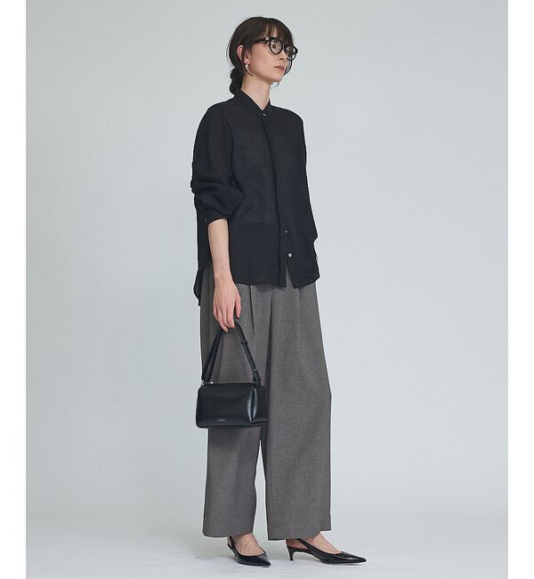 qualite「【セットアップ対応】ウールライクワイドパンツ」|その他|