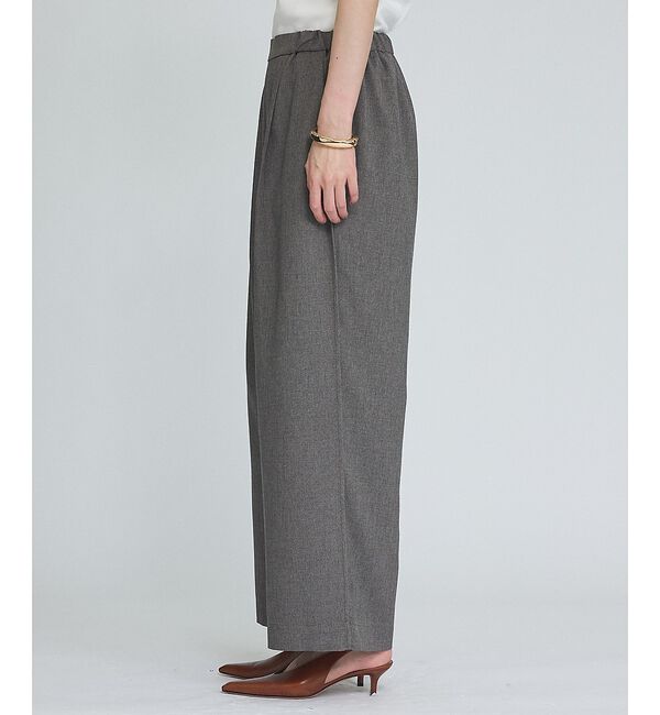 qualite「【セットアップ対応】ウールライクワイドパンツ」|その他|