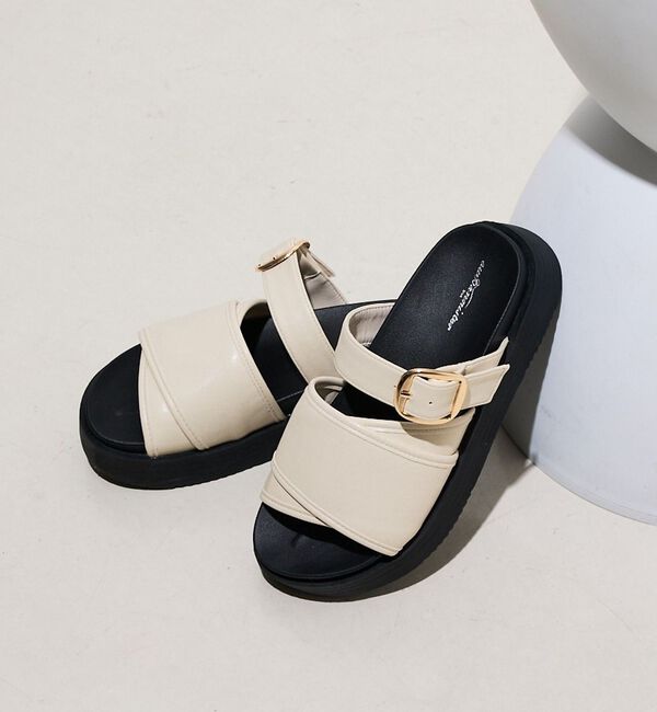 AU BANNISTER「【販売店舗限定】ワイドベルトサンダル」|サンダル|
