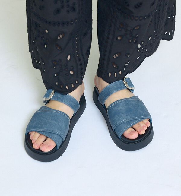 AU BANNISTER「【販売店舗限定】ワイドベルトサンダル」|サンダル|
