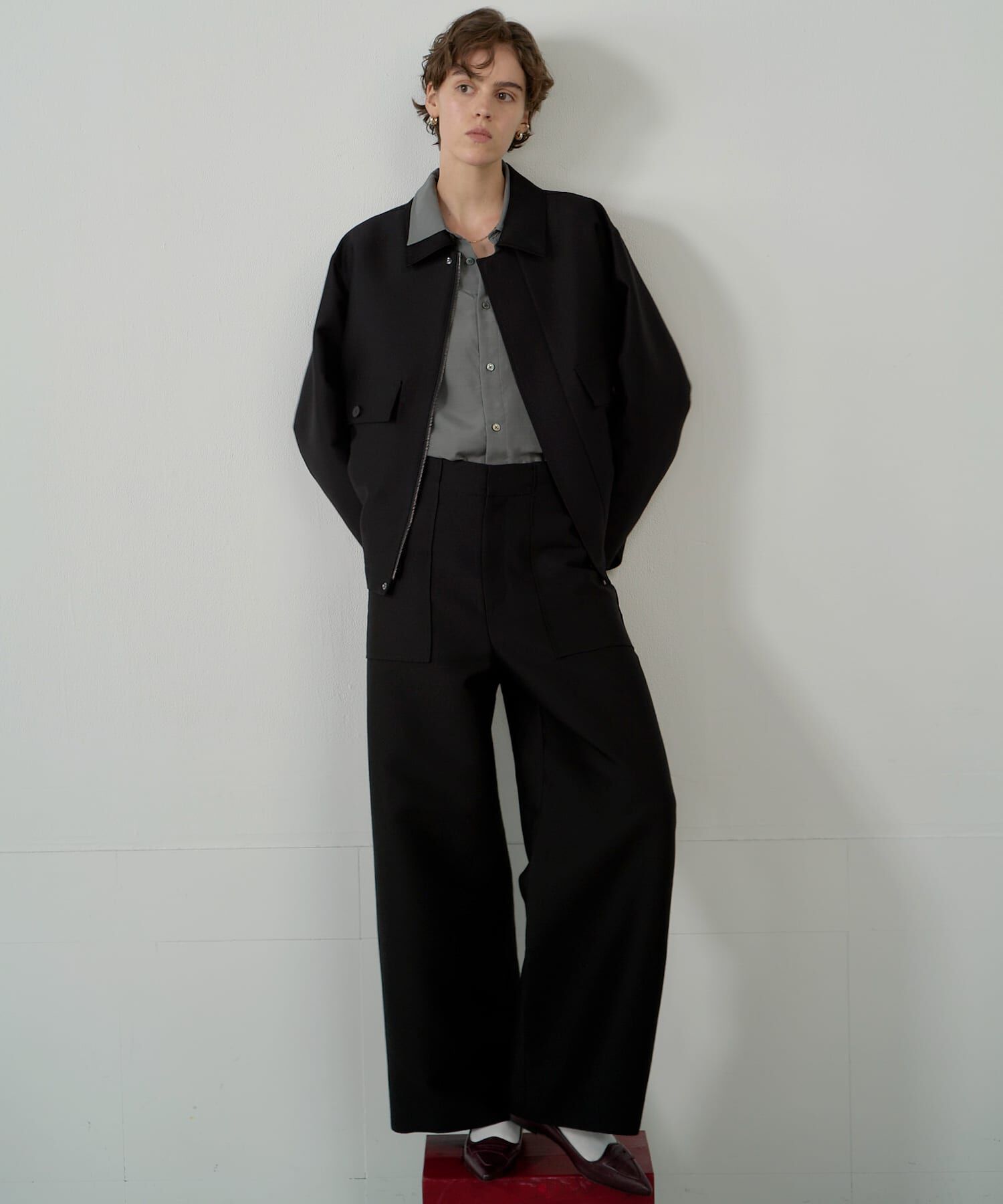 URBAN RESEARCH「new basic　WOOL SILK WIDE PANTS」|その他|