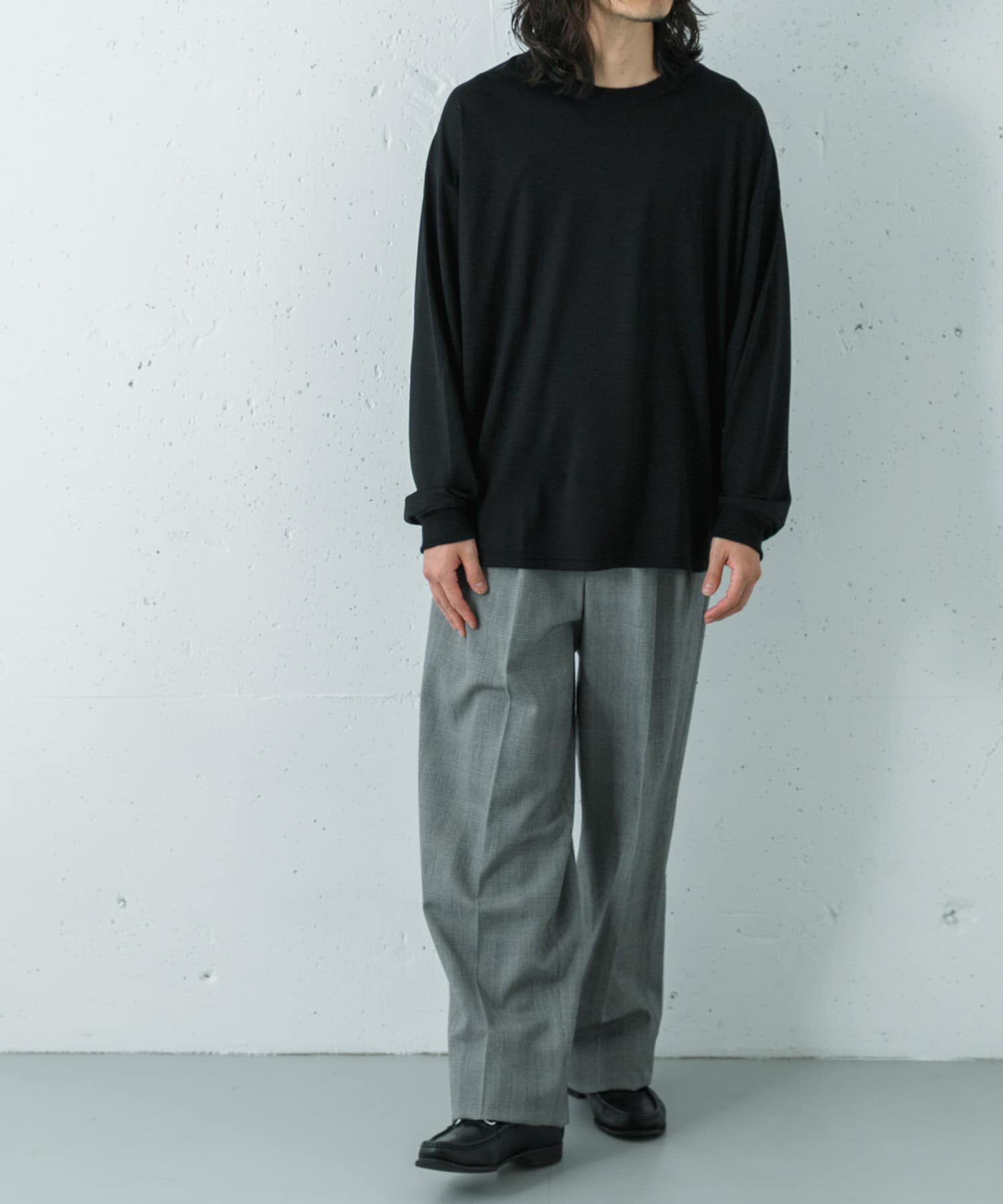 URBAN RESEARCH「『洗濯可』new basic　WASHABLE MERINO WOOL LONG-SLEEVE」|Tシャツ・カットソー|