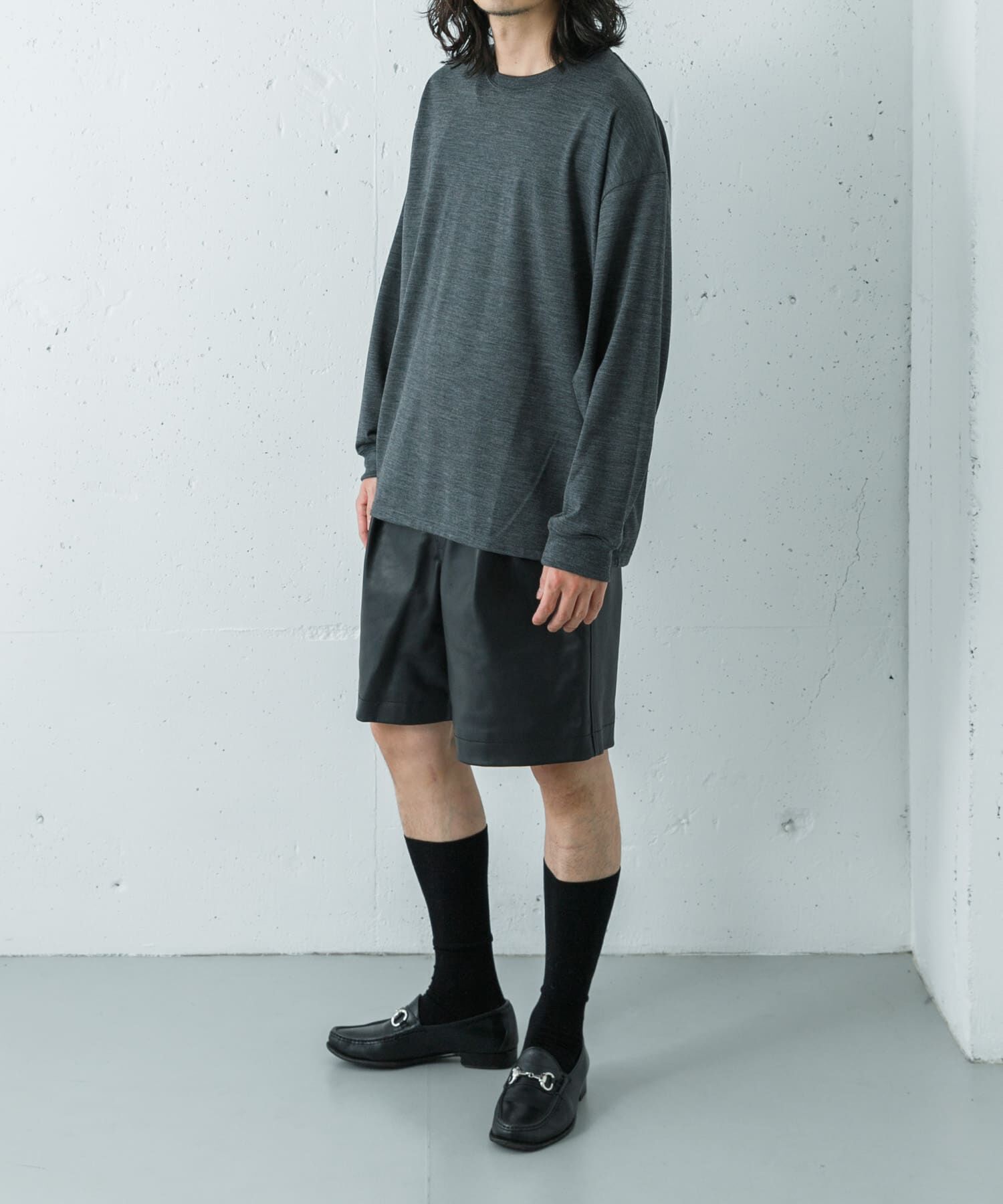 URBAN RESEARCH「『洗濯可』new basic　WASHABLE MERINO WOOL LONG-SLEEVE」|Tシャツ・カットソー|