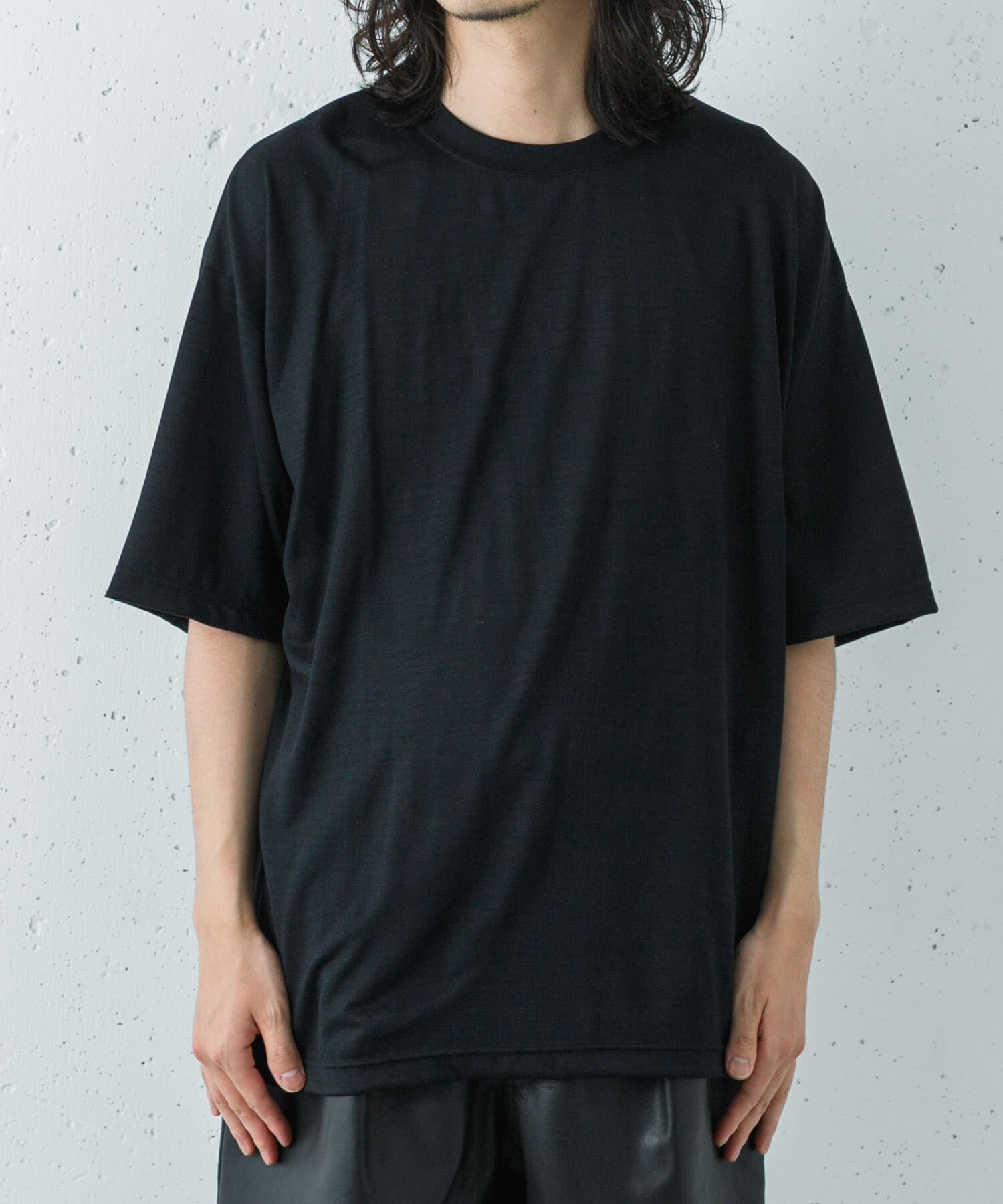 URBAN RESEARCH「『洗濯可』new basic　WASHABLE MERINO WOOL T-SHIRTS」|Tシャツ・カットソー|