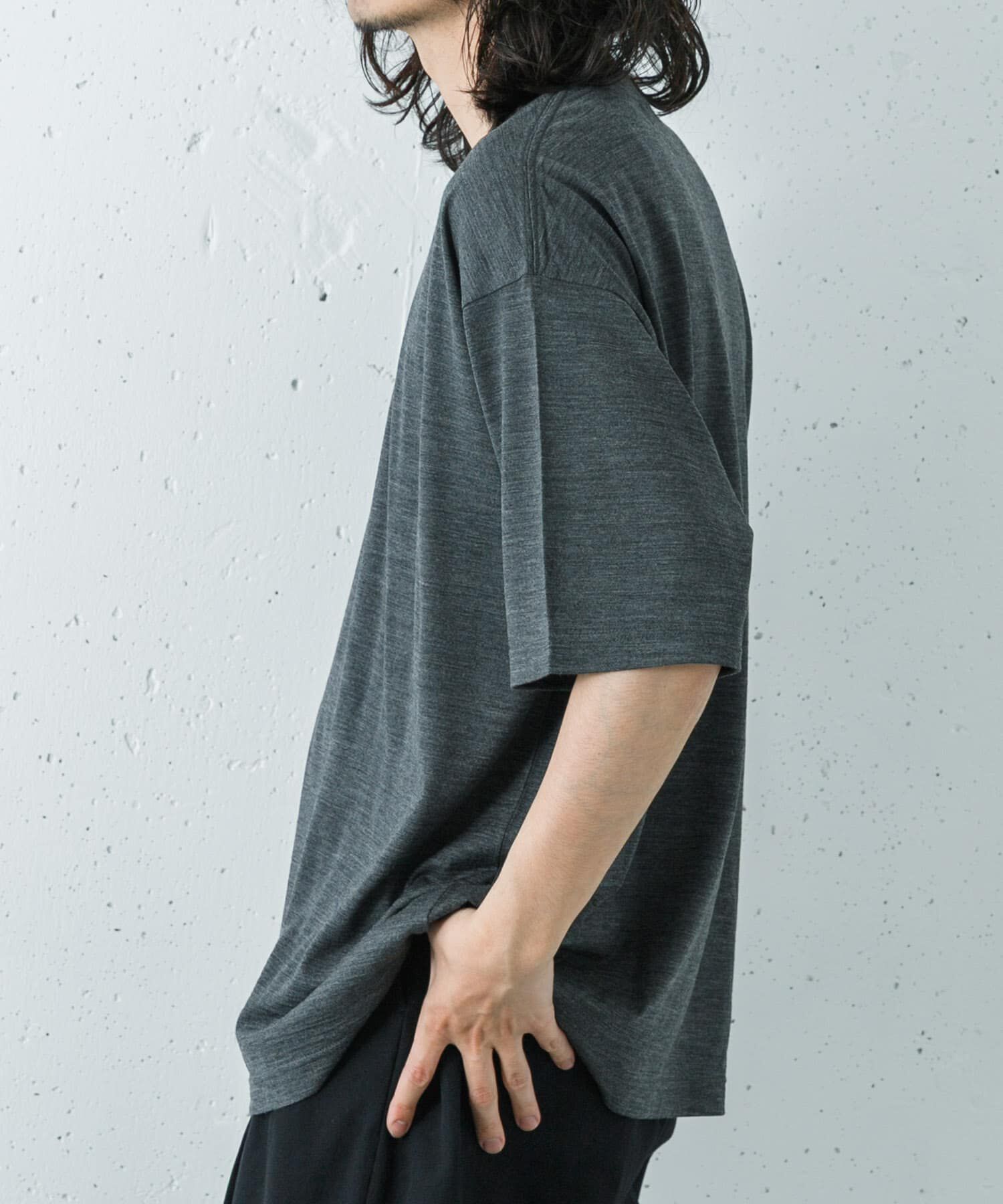 URBAN RESEARCH「『洗濯可』new basic　WASHABLE MERINO WOOL T-SHIRTS」|Tシャツ・カットソー|