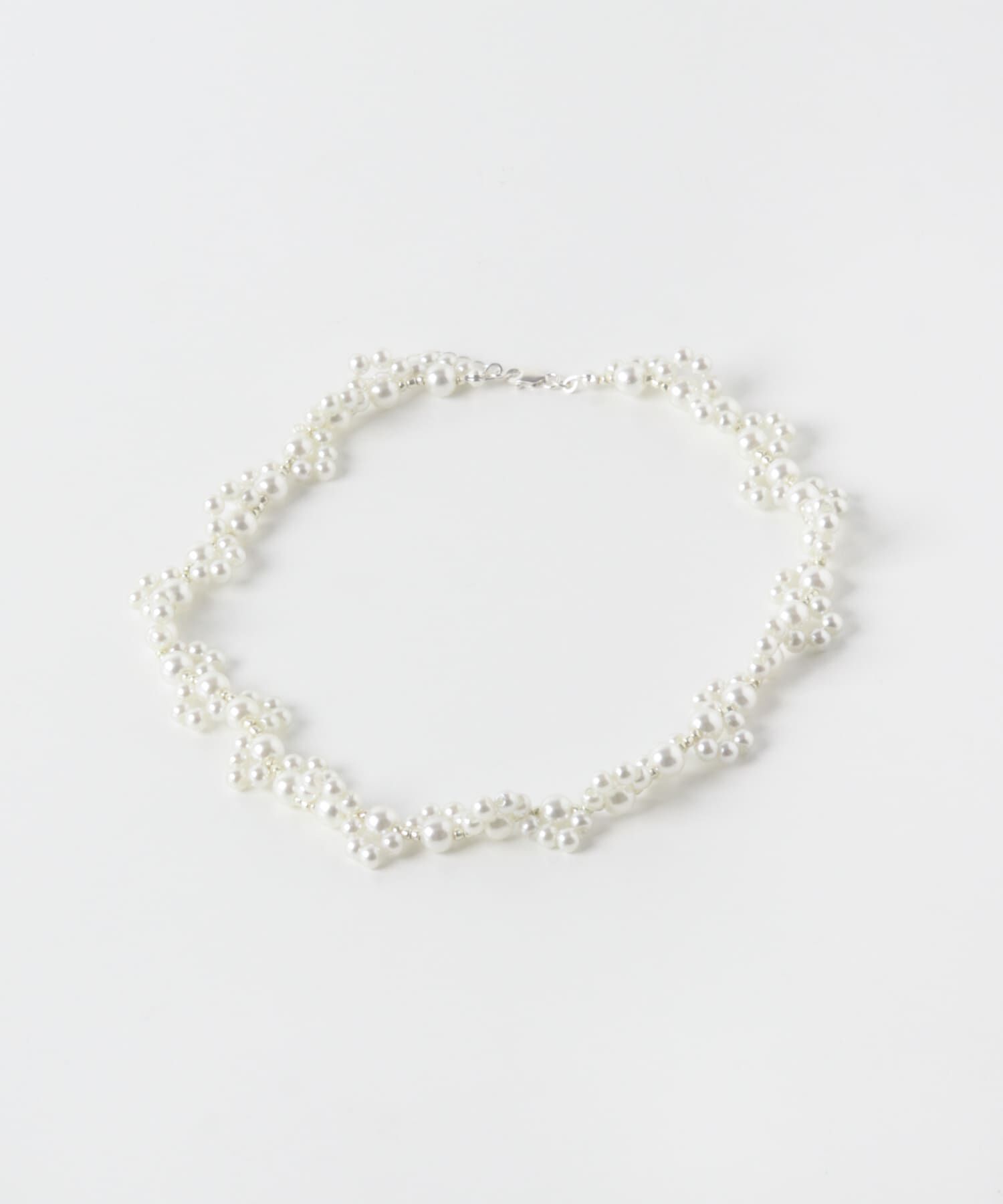 URBAN RESEARCH「decor『デコール』　FLOWER PEARL BEADSCHOKER」|ネックレス|