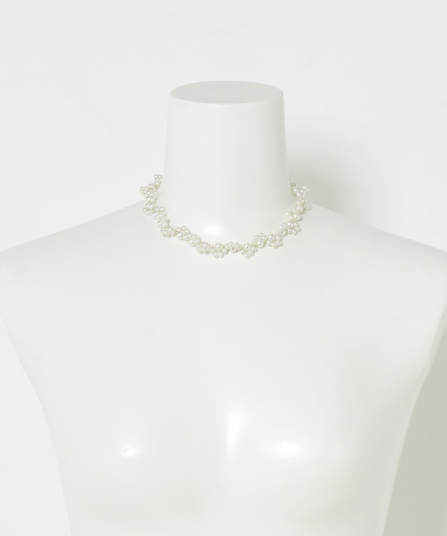 URBAN RESEARCH「decor『デコール』　FLOWER PEARL BEADSCHOKER」|ネックレス|