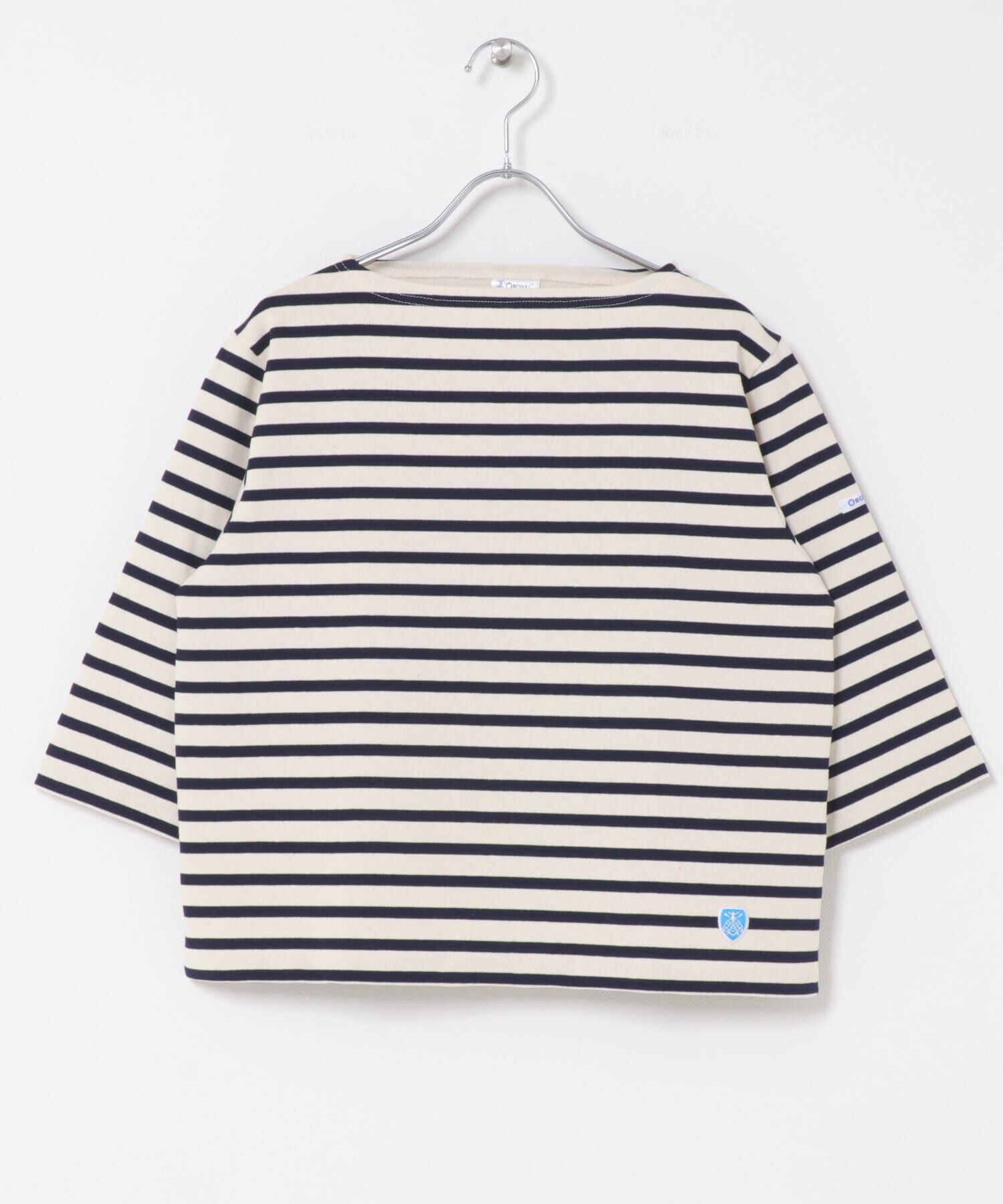 URBAN RESEARCH DOORS「ORCIVAL　SHORT LENGTH BOAT NECK PULLOVER」|Tシャツ・カットソー|