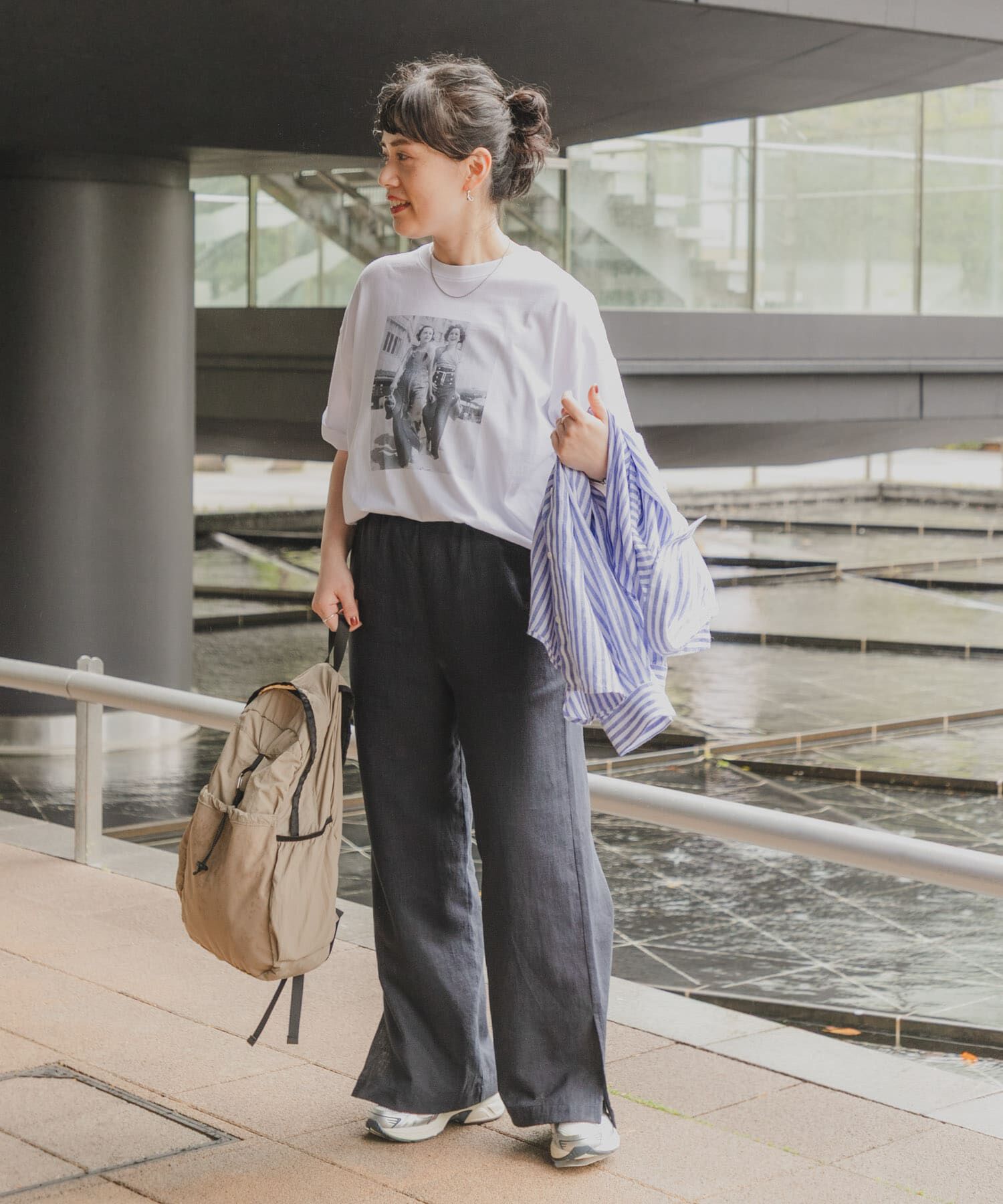 URBAN RESEARCH DOORS「『スタッフ企画』フォトプリントオーバーTシャツ」|Tシャツ・カットソー|