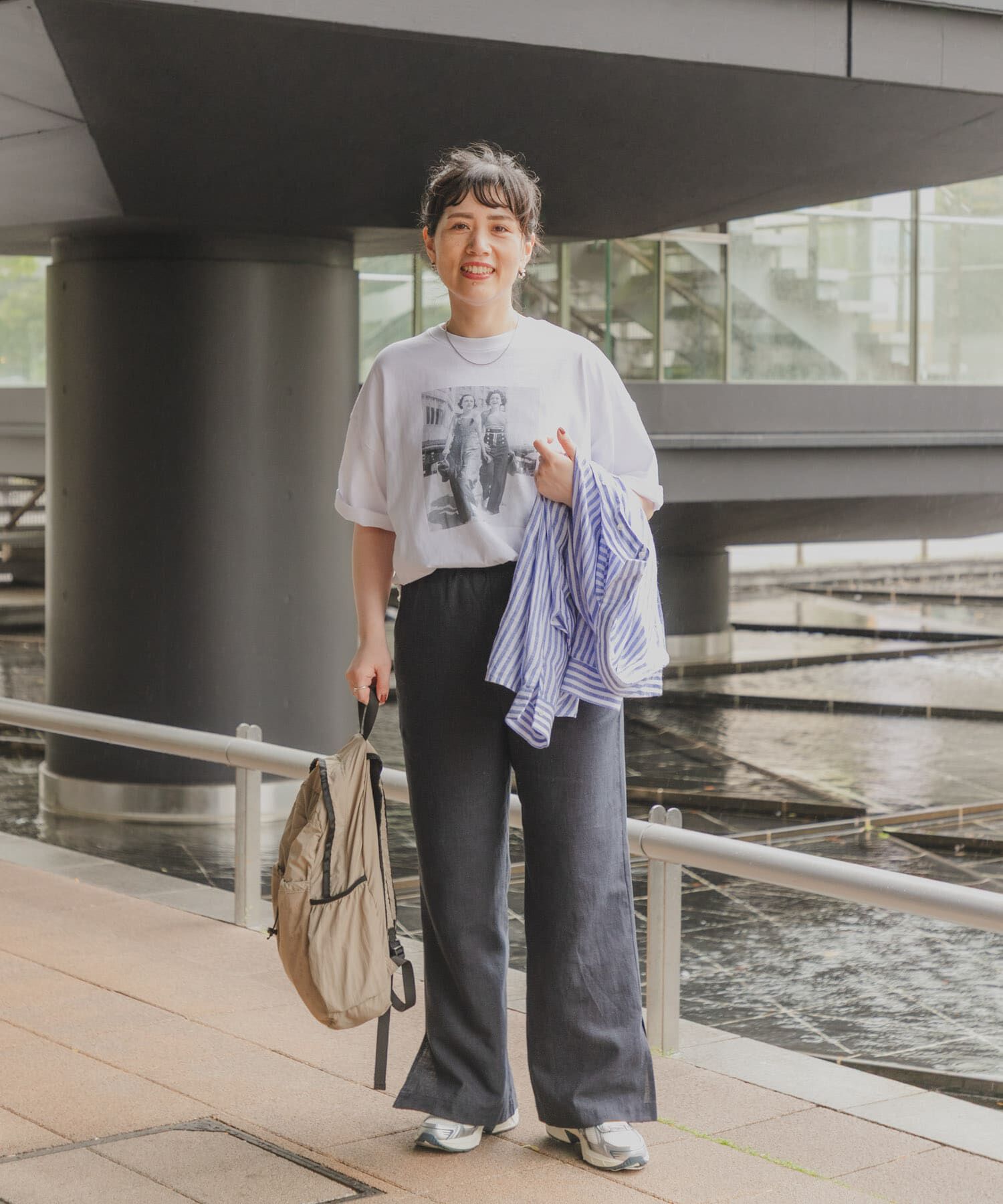 URBAN RESEARCH DOORS「『スタッフ企画』フォトプリントオーバーTシャツ」|Tシャツ・カットソー|