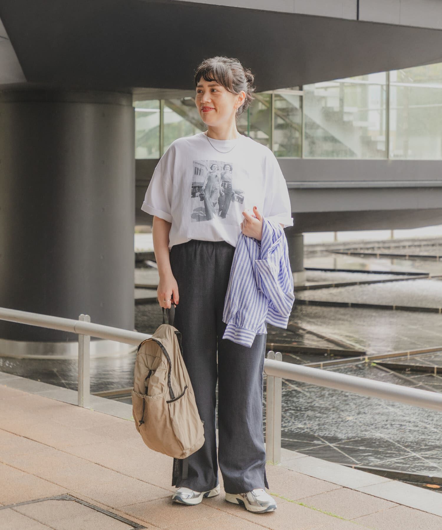 URBAN RESEARCH DOORS「『スタッフ企画』フォトプリントオーバーTシャツ」|Tシャツ・カットソー|