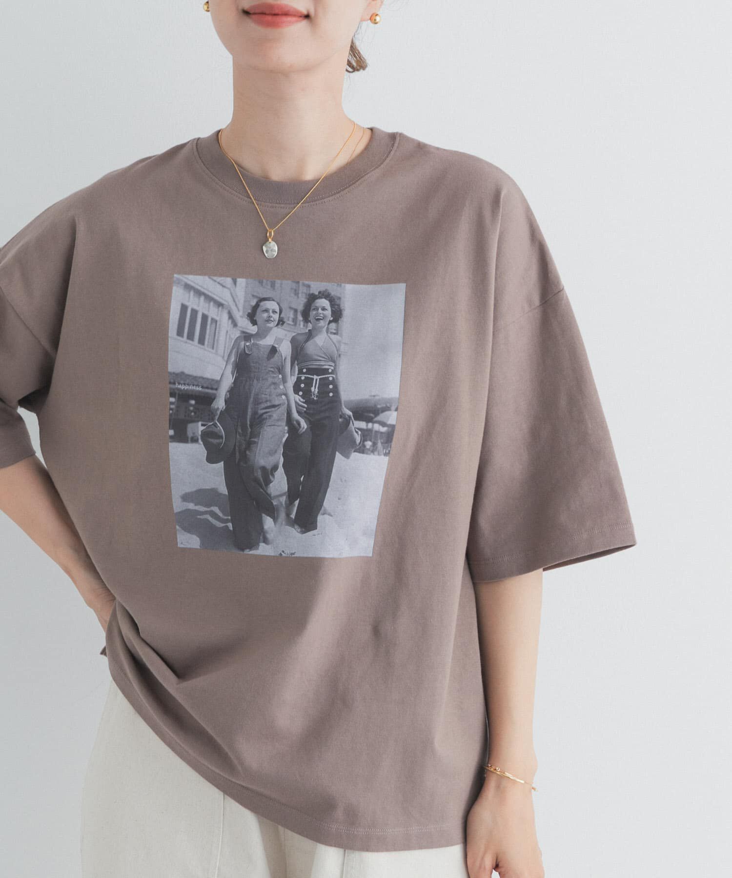 URBAN RESEARCH DOORS「『スタッフ企画』フォトプリントオーバーTシャツ」|Tシャツ・カットソー|