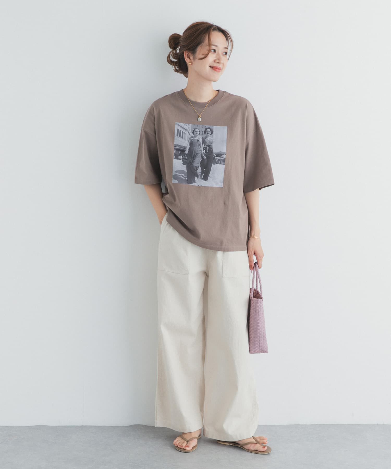 URBAN RESEARCH DOORS「『スタッフ企画』フォトプリントオーバーTシャツ」|Tシャツ・カットソー|