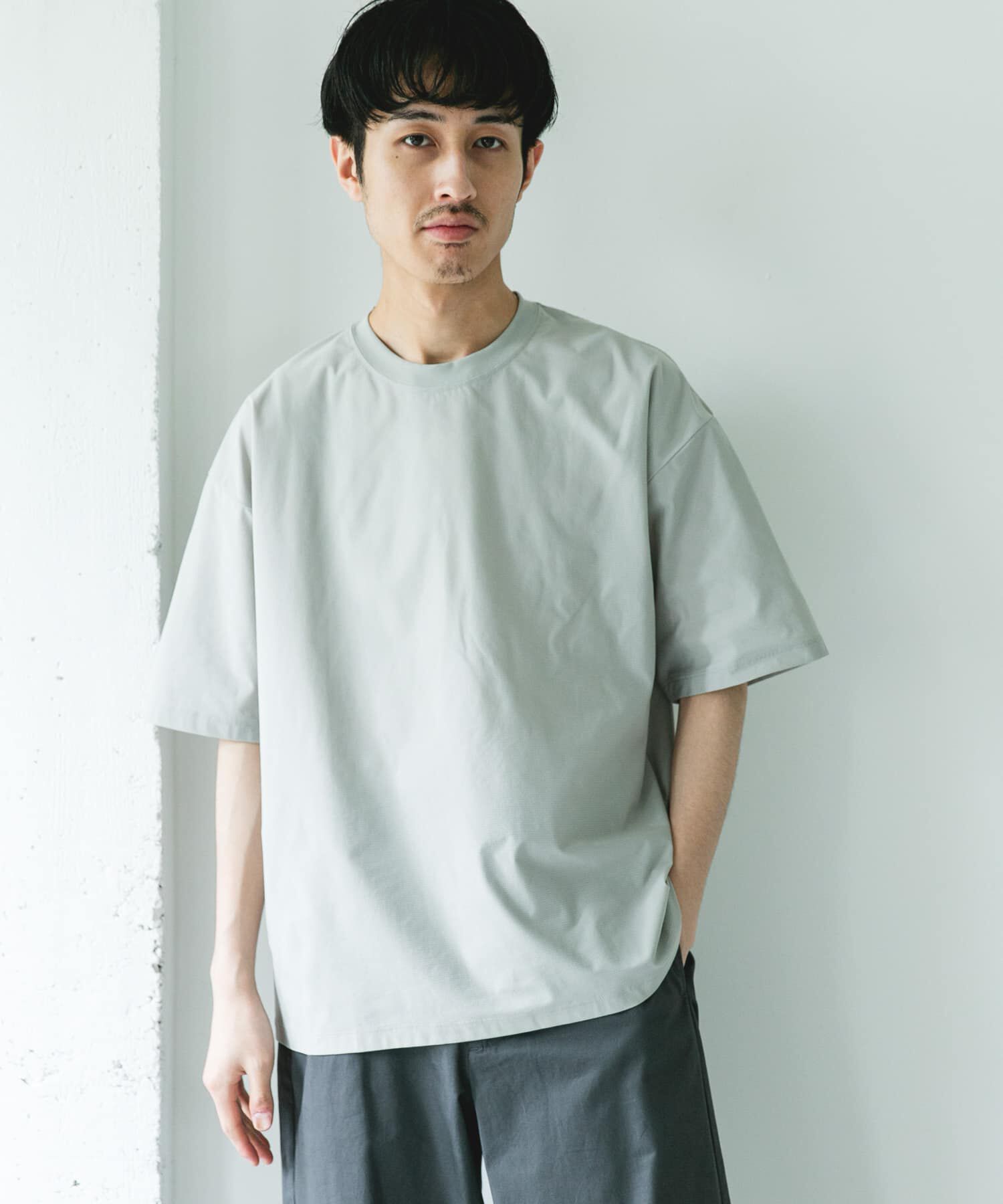 URBAN RESEARCH DOORS「『吸水速乾/抗ﾋﾟﾘﾝｸﾞ/UVｶｯﾄ/接触冷感』PERFECTEX ﾒｯｼｭｼｮｰﾄ 」|Tシャツ・カットソー|