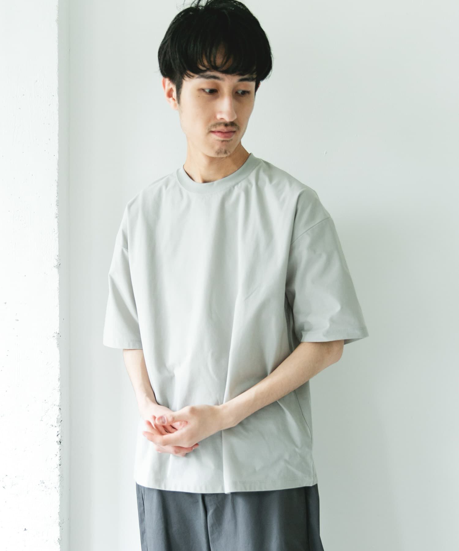 URBAN RESEARCH DOORS「『吸水速乾/抗ﾋﾟﾘﾝｸﾞ/UVｶｯﾄ/接触冷感』PERFECTEX ﾒｯｼｭｼｮｰﾄ 」|Tシャツ・カットソー|