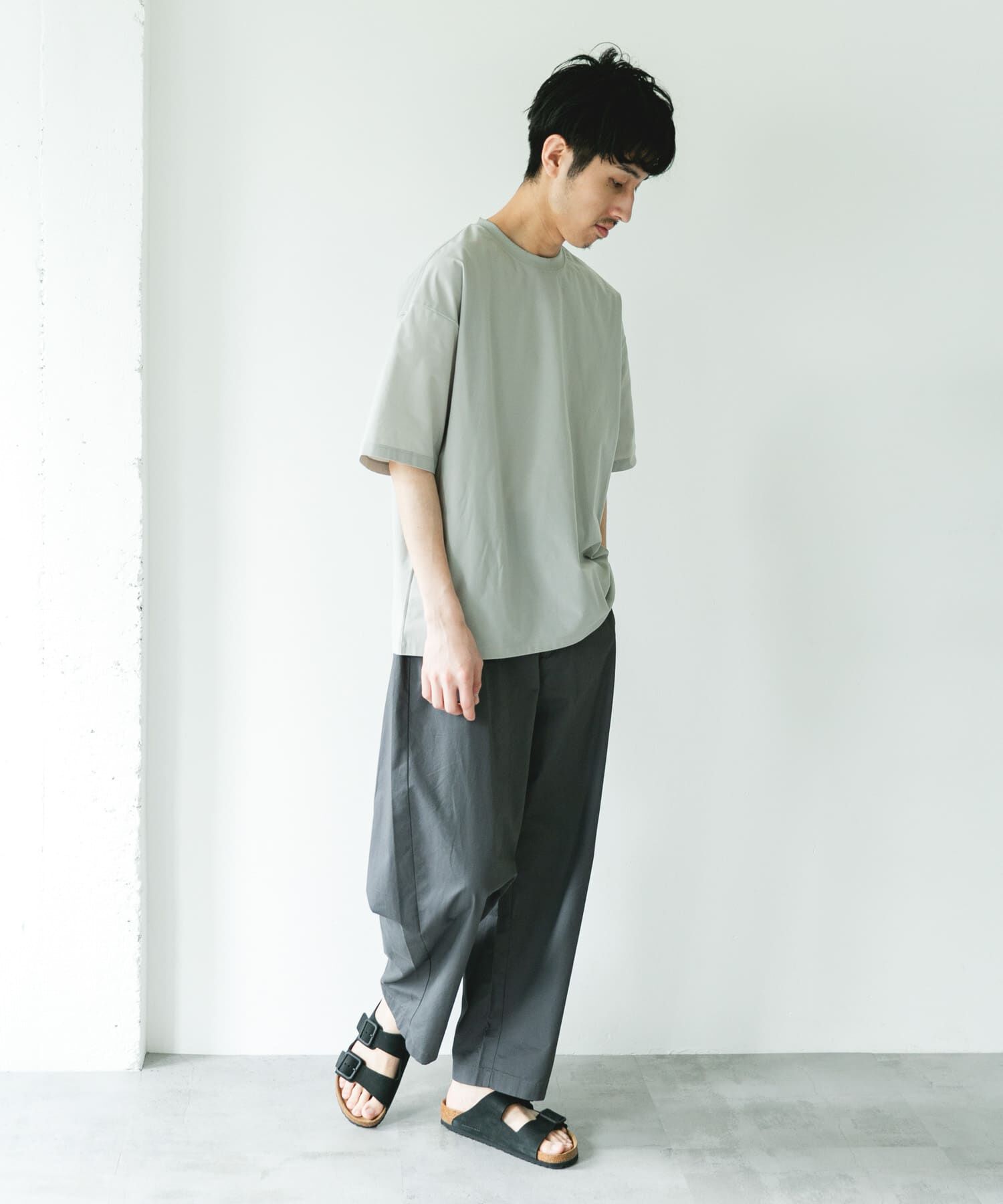 URBAN RESEARCH DOORS「『吸水速乾/抗ﾋﾟﾘﾝｸﾞ/UVｶｯﾄ/接触冷感』PERFECTEX ﾒｯｼｭｼｮｰﾄ 」|Tシャツ・カットソー|