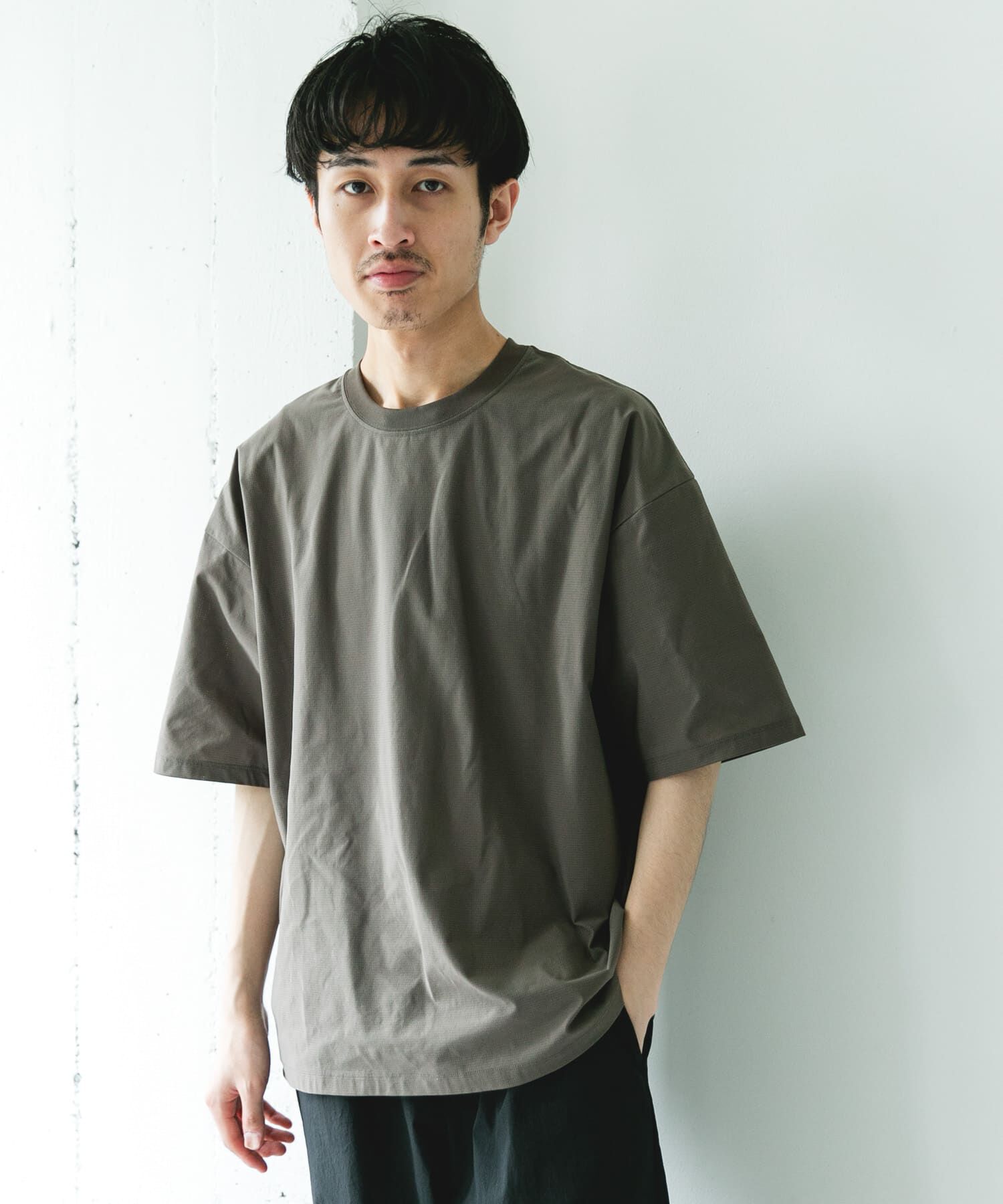 URBAN RESEARCH DOORS「『吸水速乾/抗ﾋﾟﾘﾝｸﾞ/UVｶｯﾄ/接触冷感』PERFECTEX ﾒｯｼｭｼｮｰﾄ 」|Tシャツ・カットソー|