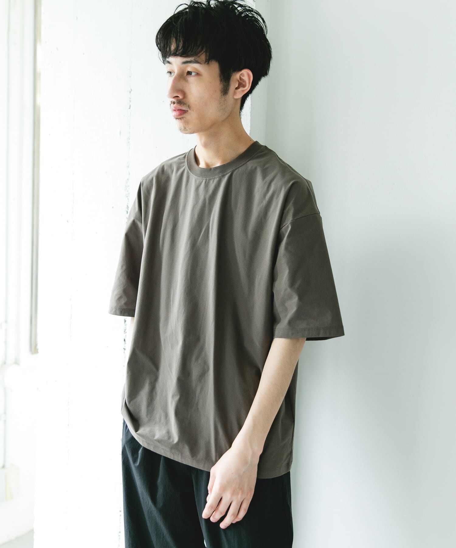 URBAN RESEARCH DOORS「『吸水速乾/抗ﾋﾟﾘﾝｸﾞ/UVｶｯﾄ/接触冷感』PERFECTEX ﾒｯｼｭｼｮｰﾄ 」|Tシャツ・カットソー|