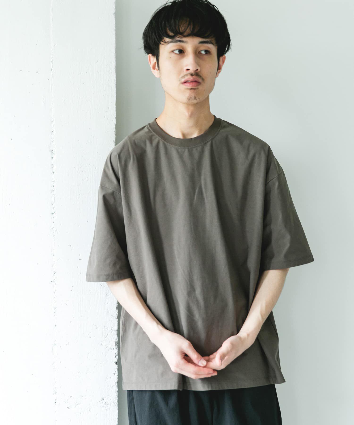 URBAN RESEARCH DOORS「『吸水速乾/抗ﾋﾟﾘﾝｸﾞ/UVｶｯﾄ/接触冷感』PERFECTEX ﾒｯｼｭｼｮｰﾄ 」|Tシャツ・カットソー|