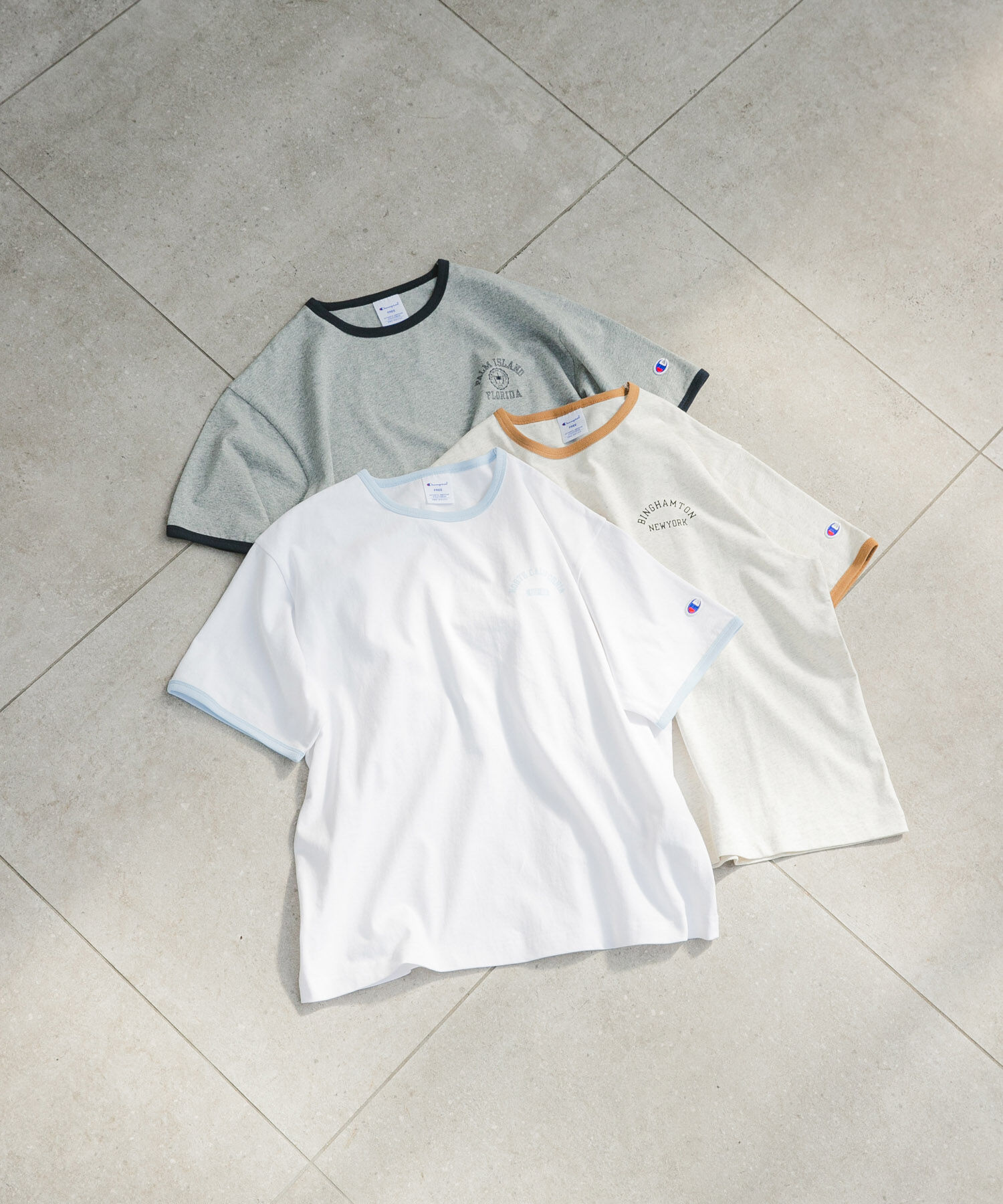 URBAN RESEARCH DOORS「『別注』CHAMPION&times;DOORS　RINGER T-SHIRTS」|Tシャツ・カットソー|