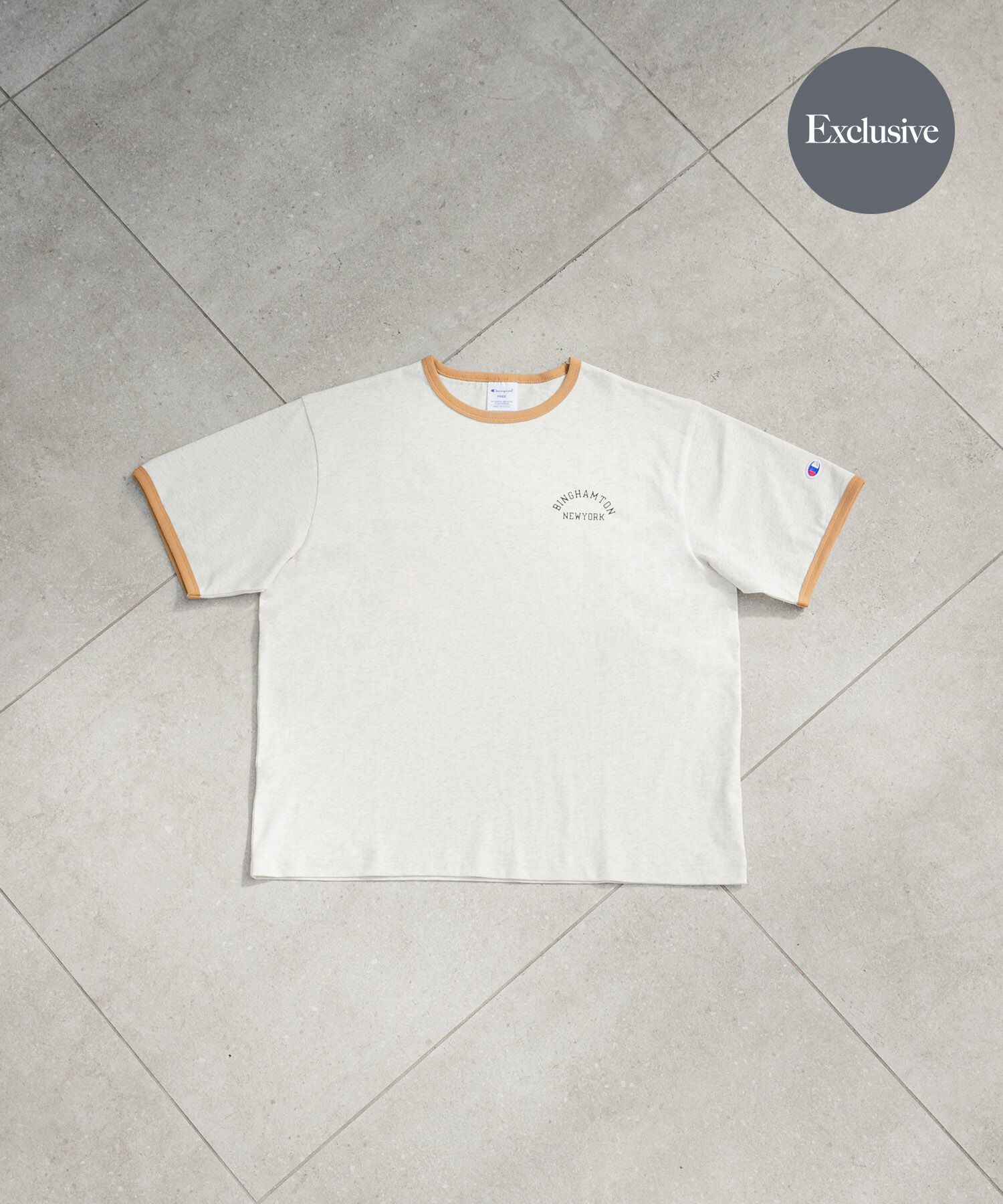 URBAN RESEARCH DOORS「『別注』CHAMPION&times;DOORS　RINGER T-SHIRTS」|Tシャツ・カットソー|オートミール