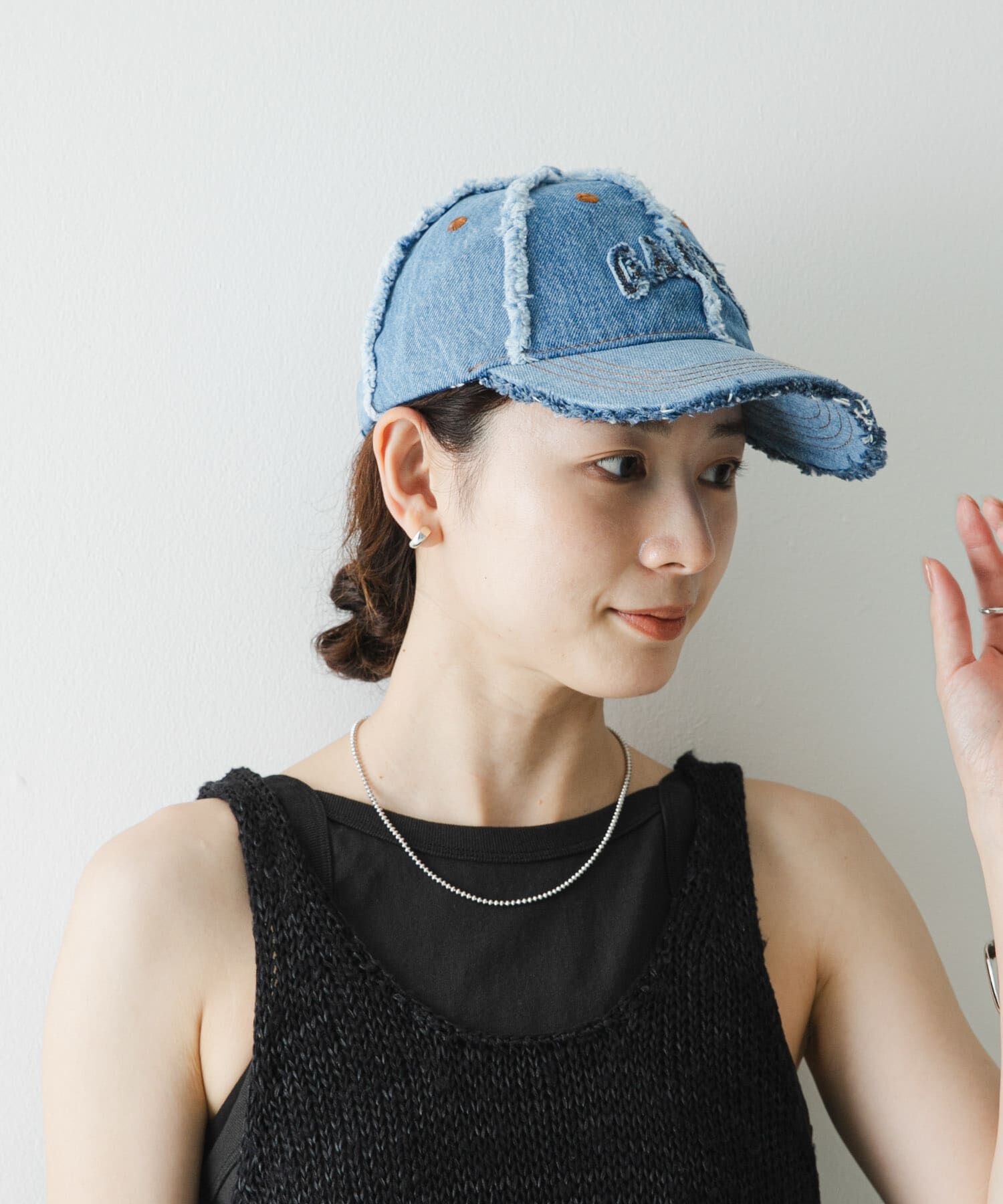 URBAN RESEARCH「GANNI　DENIM PATCHWORK CAP」|キャップ・キャスケット|