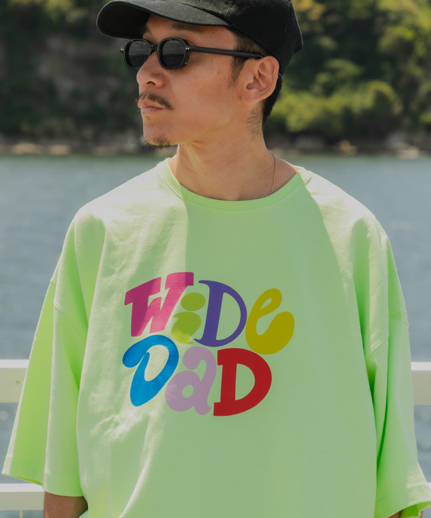 URBAN RESEARCH「Wide Dad　GRAPHIC T-SHIRTS WITH HATCH」|Tシャツ・カットソー|