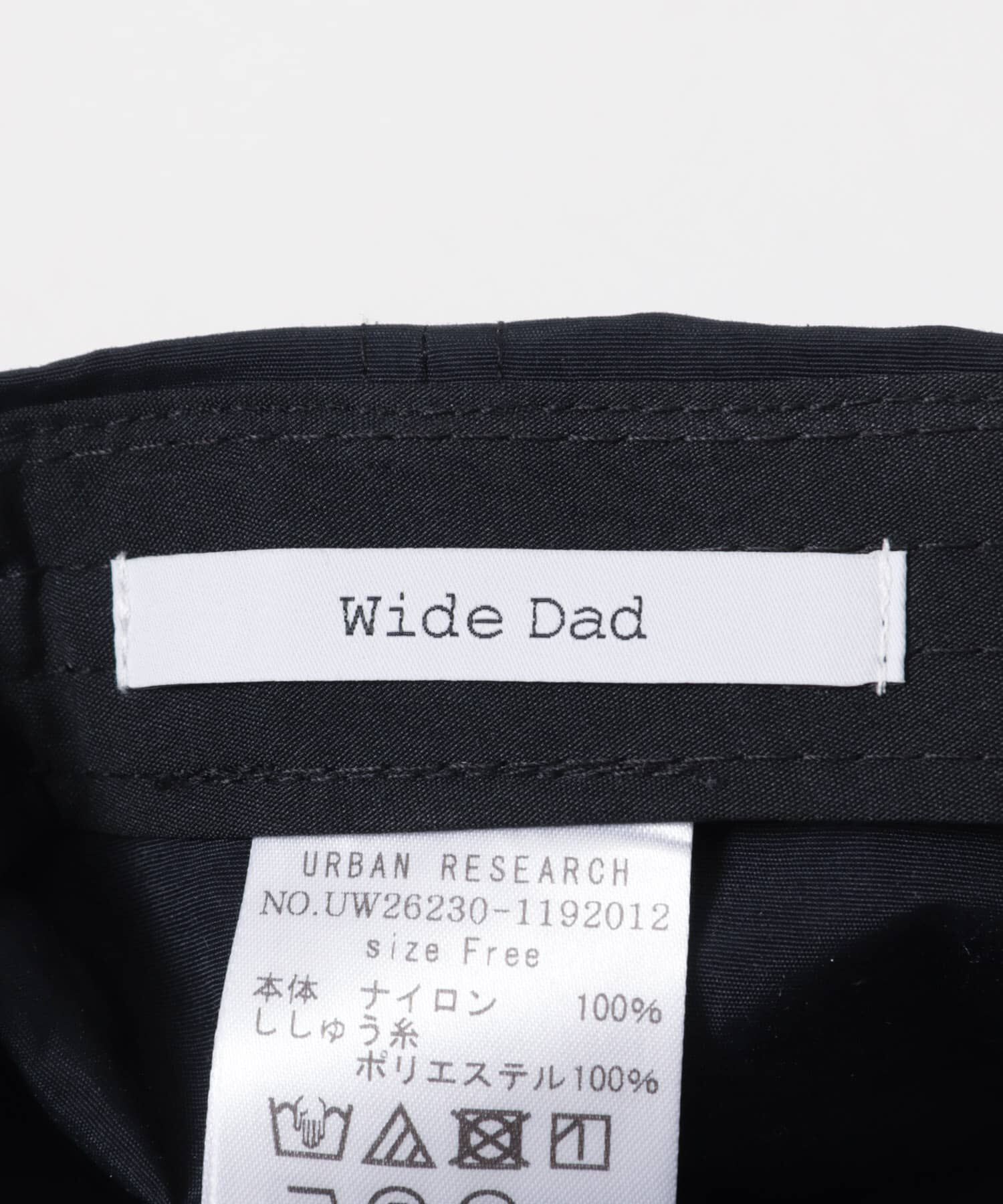 URBAN RESEARCH「Wide Dad　GRAPHIC CAP WITH HATCH」|キャップ・キャスケット|