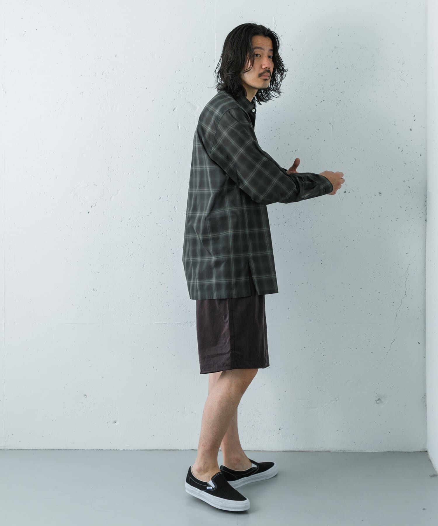 URBAN RESEARCH「SHEER CH SQUARE CUT SHIRTS」|シャツ・ブラウス|