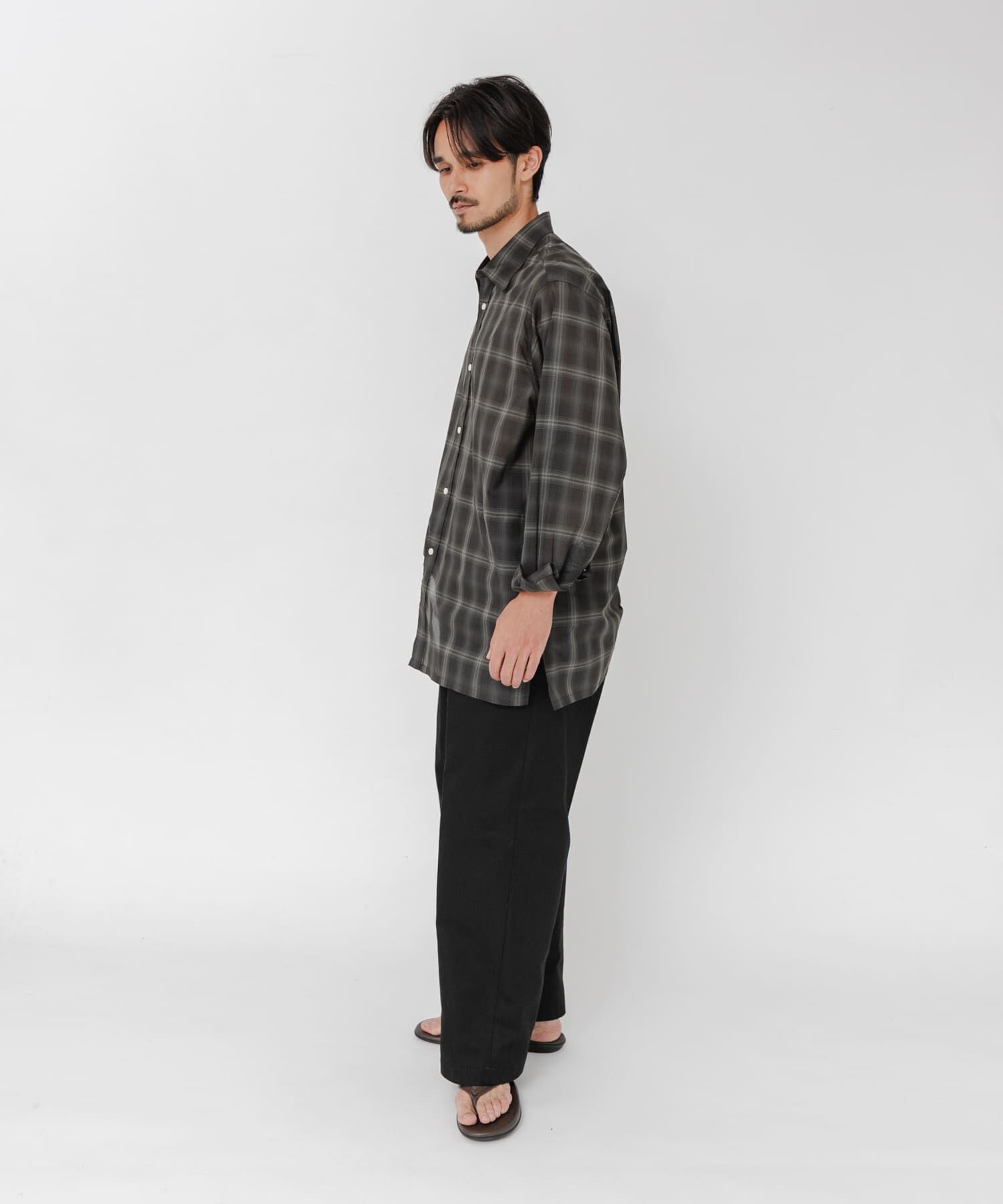 URBAN RESEARCH「SHEER CH SQUARE CUT SHIRTS」|シャツ・ブラウス|