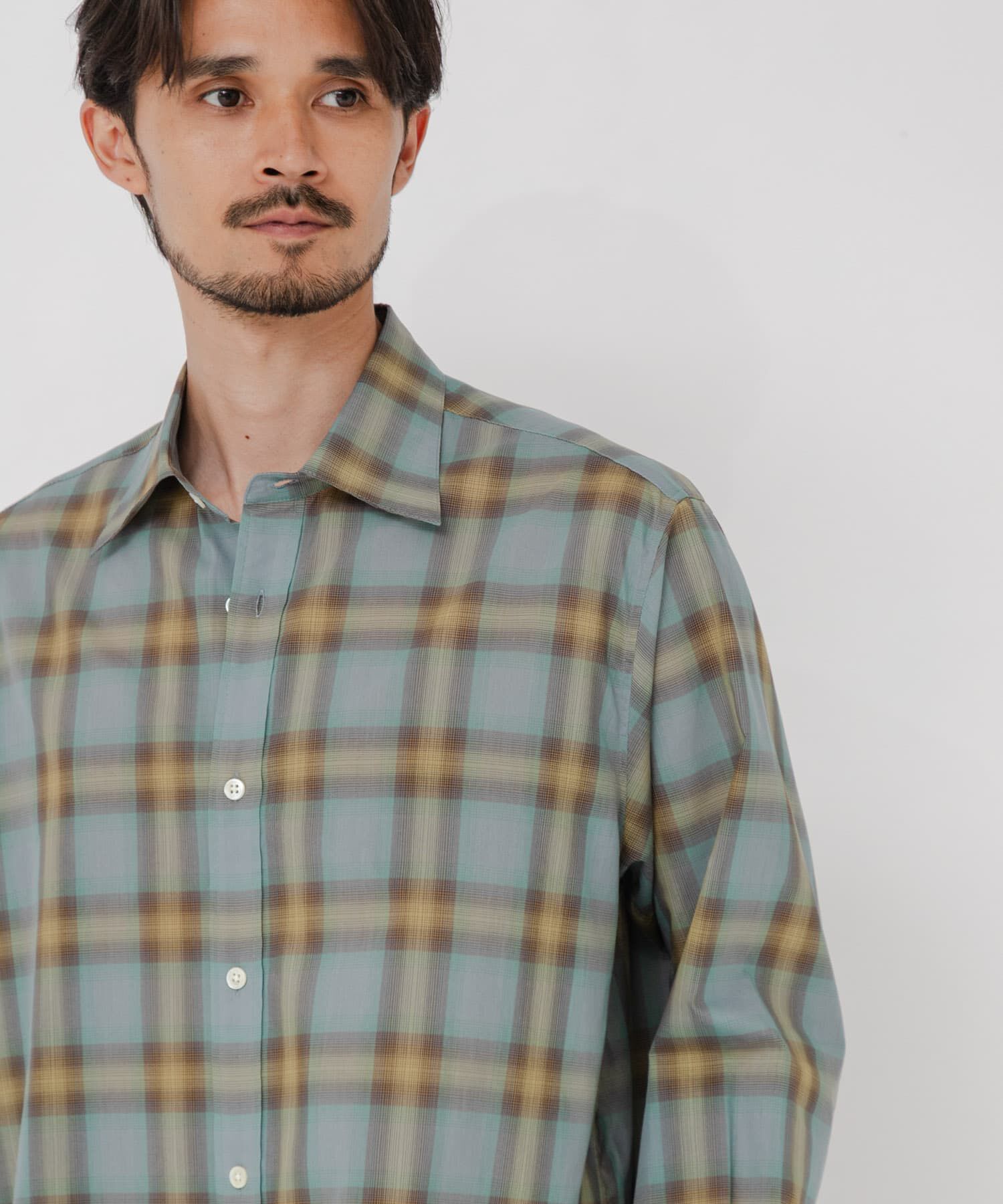 URBAN RESEARCH「SHEER CH SQUARE CUT SHIRTS」|シャツ・ブラウス|