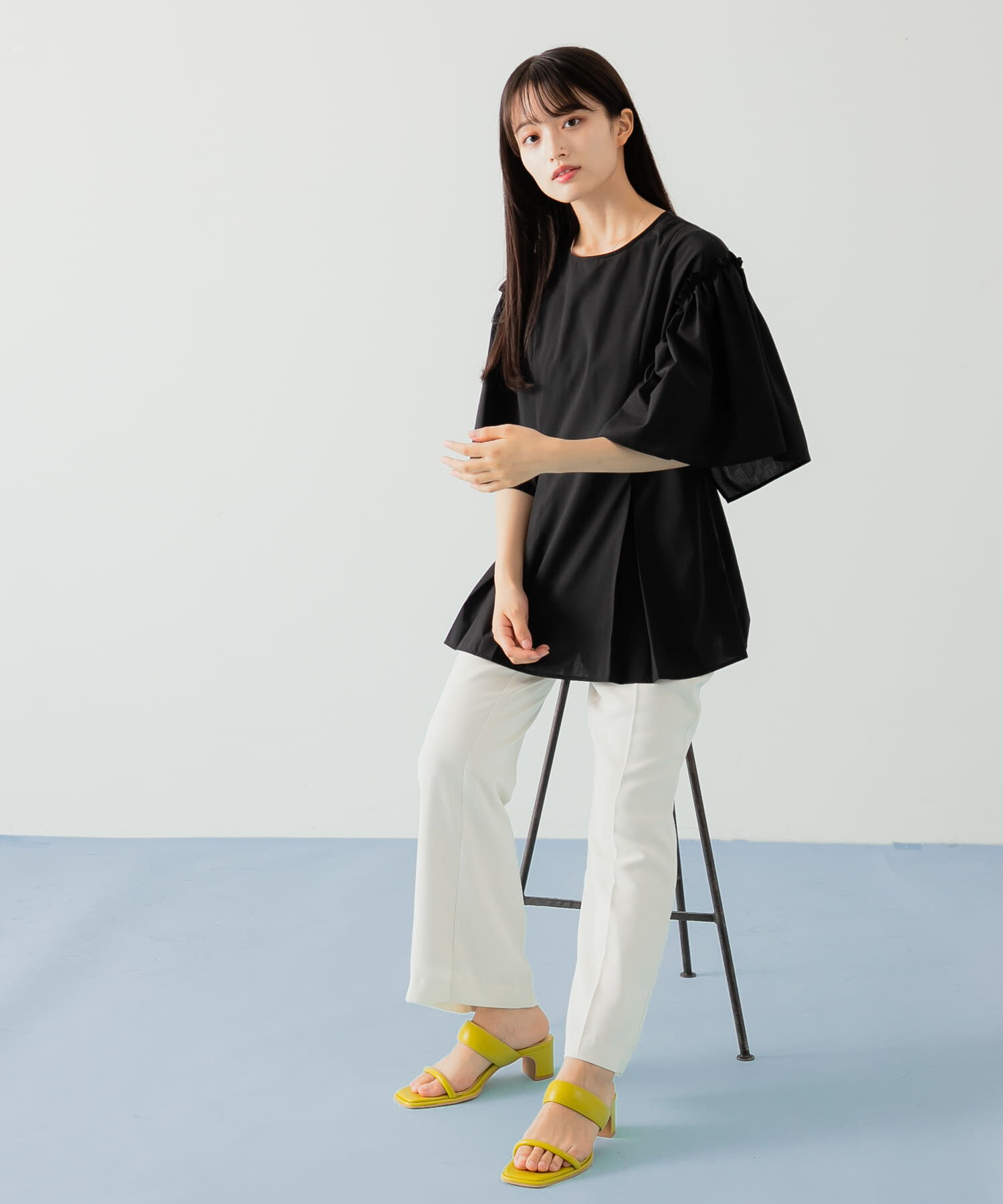 SENSE OF PLACE by URBAN RESEARCH「ハイウエストセミフレアパンツ」|その他|