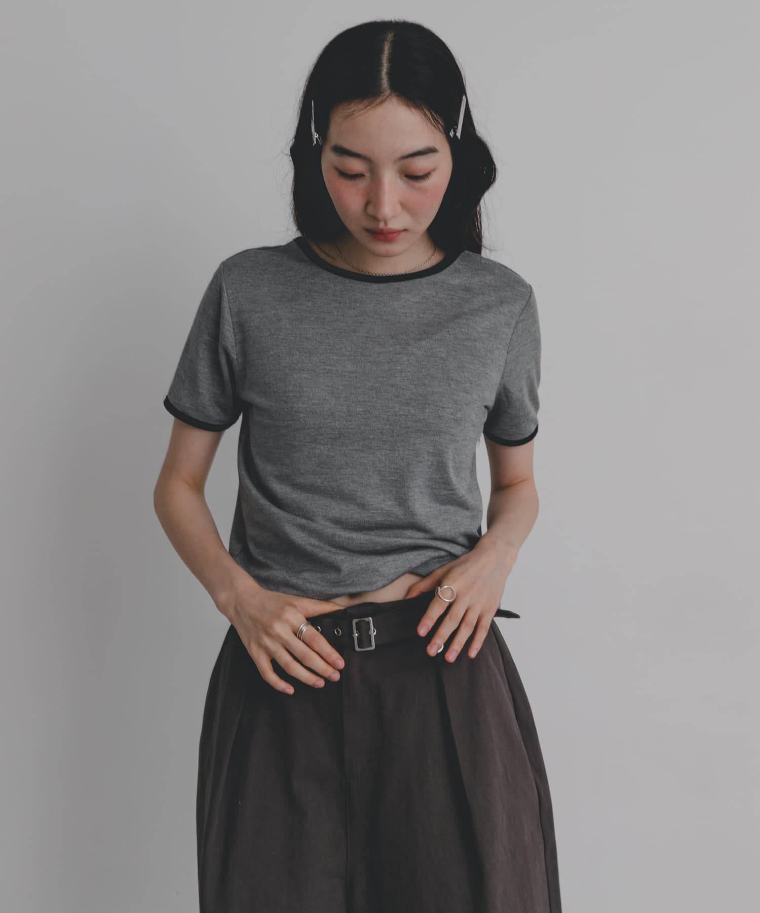 SENSE OF PLACE by URBAN RESEARCH「バックオープンリンガーTシャツ(半袖)」|Tシャツ・カットソー|