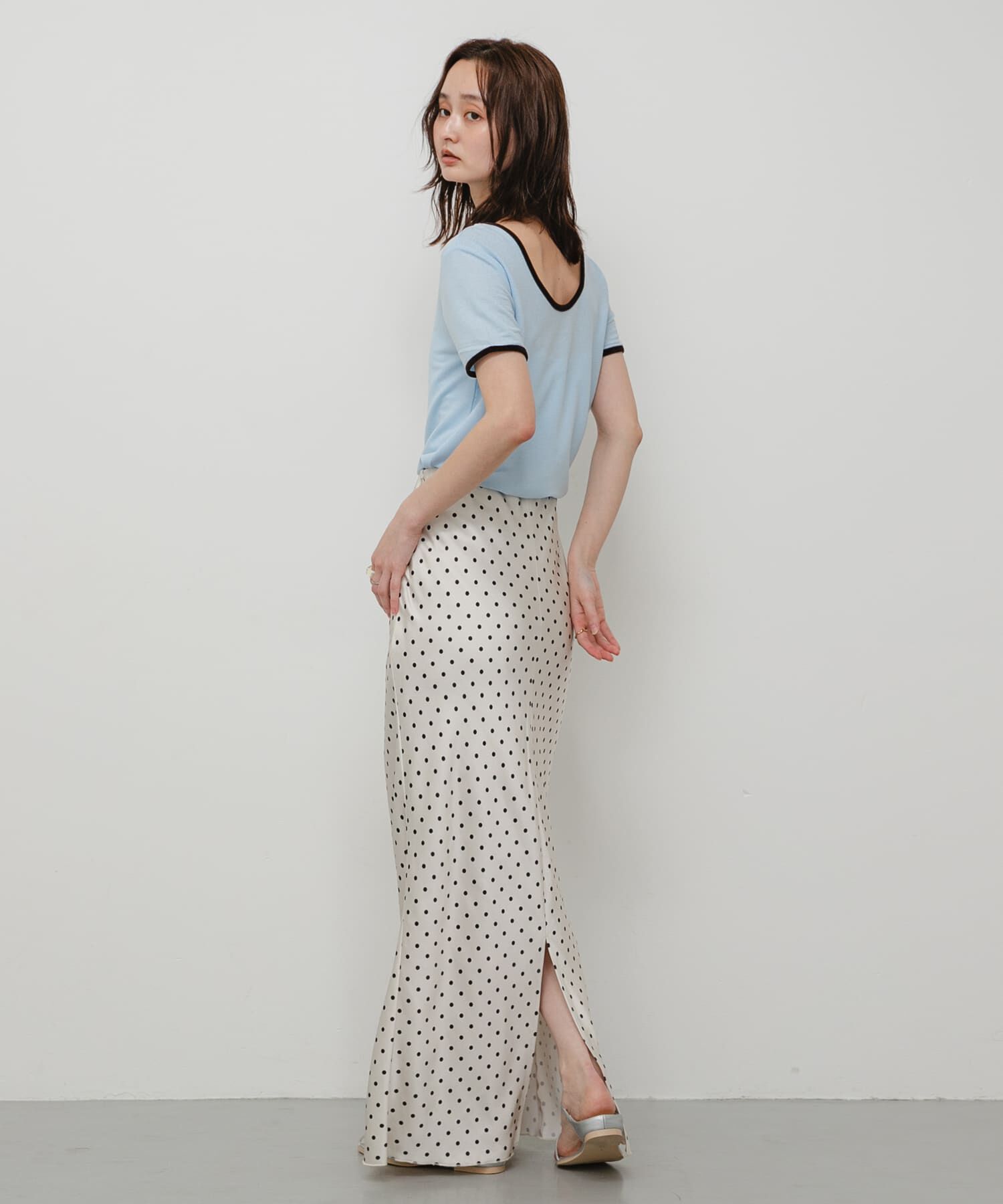 SENSE OF PLACE by URBAN RESEARCH「バックオープンリンガーTシャツ(半袖)」|Tシャツ・カットソー|