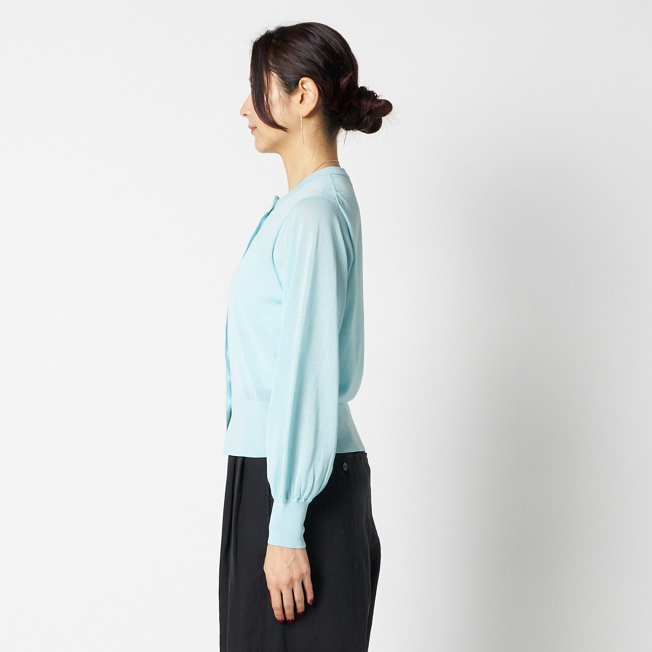 HELIOPOLE「HELIOPOLE SHEER KNIT CARDIGAN」|ニット・セーター|