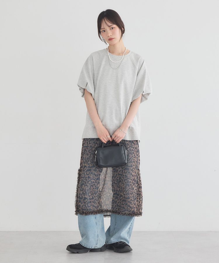 earth music&ecology「バルーンスリーブ裏毛プルオーバー」|Tシャツ・カットソー|