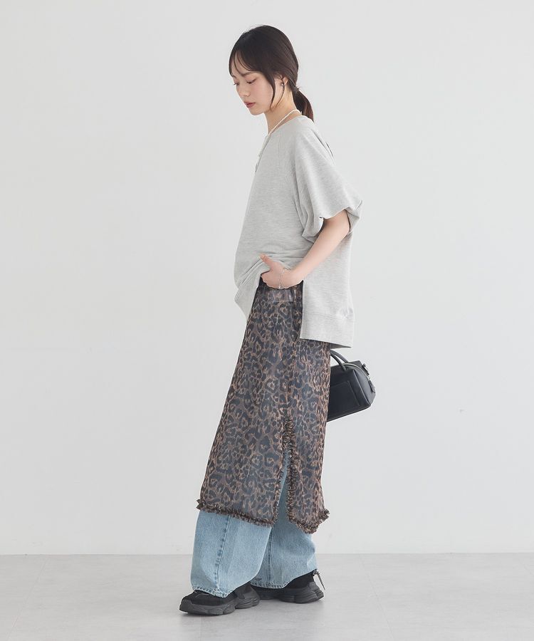 earth music&ecology「バルーンスリーブ裏毛プルオーバー」|Tシャツ・カットソー|