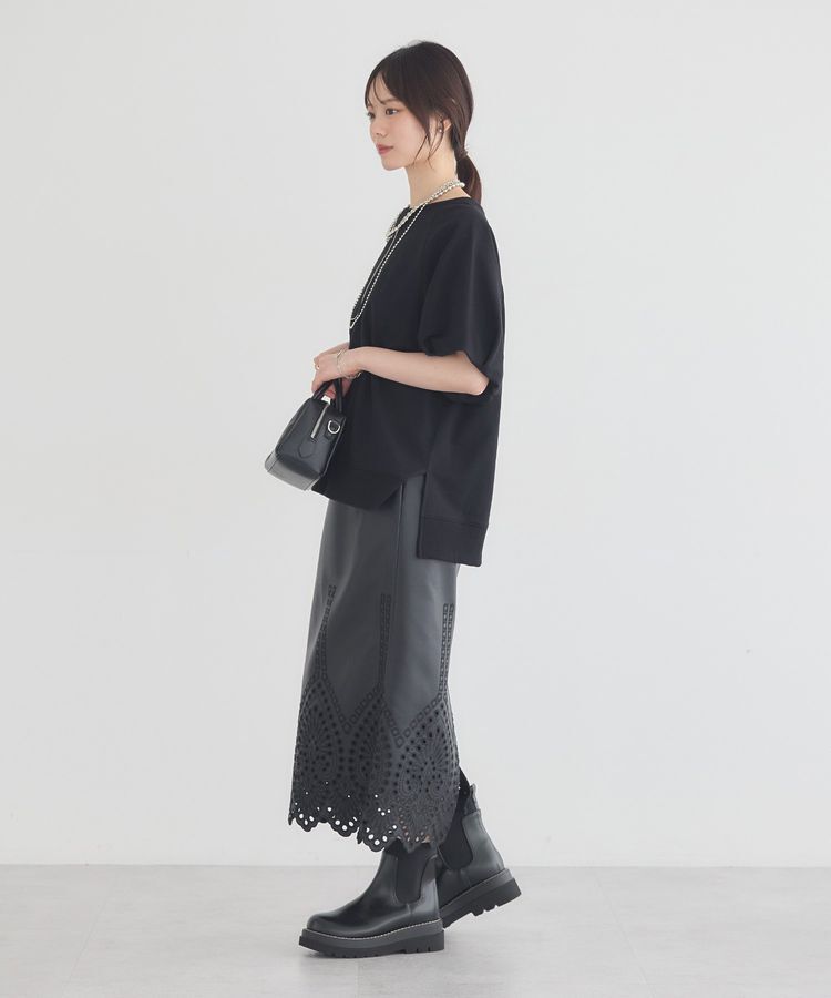 earth music&ecology「バルーンスリーブ裏毛プルオーバー」|Tシャツ・カットソー|