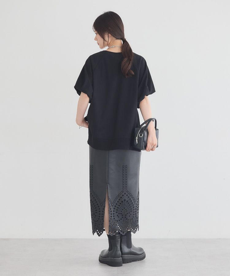earth music&ecology「バルーンスリーブ裏毛プルオーバー」|Tシャツ・カットソー|