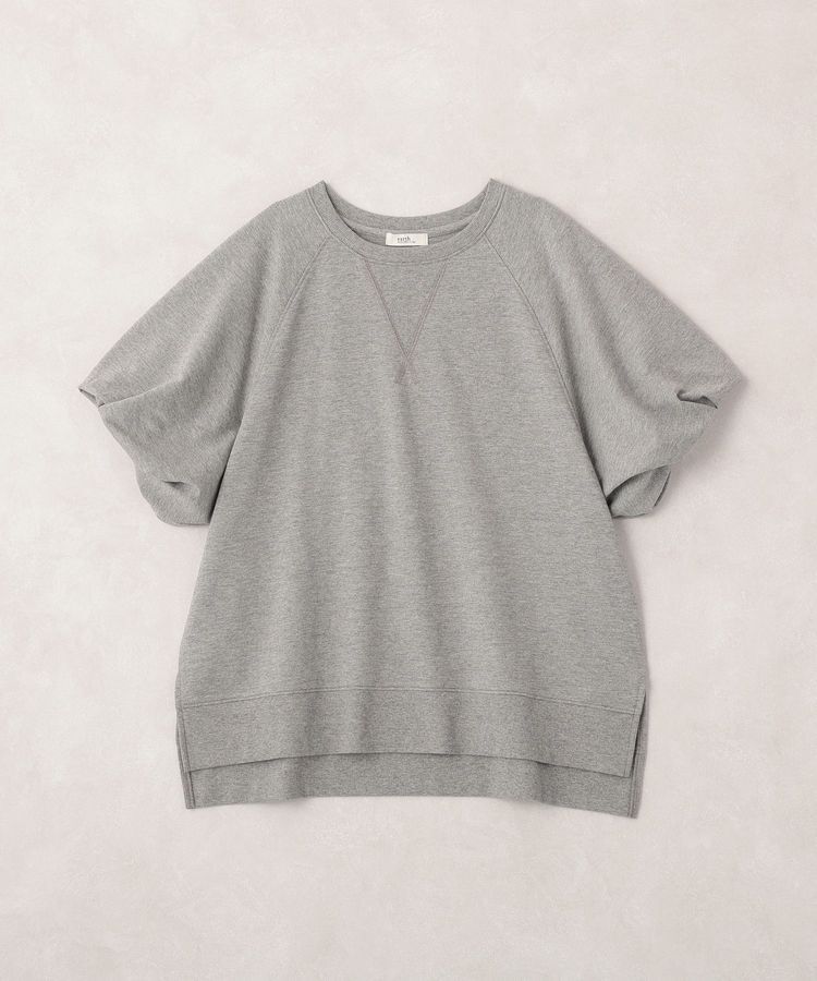 earth music&ecology「バルーンスリーブ裏毛プルオーバー」|Tシャツ・カットソー|Dark Gray Mixture