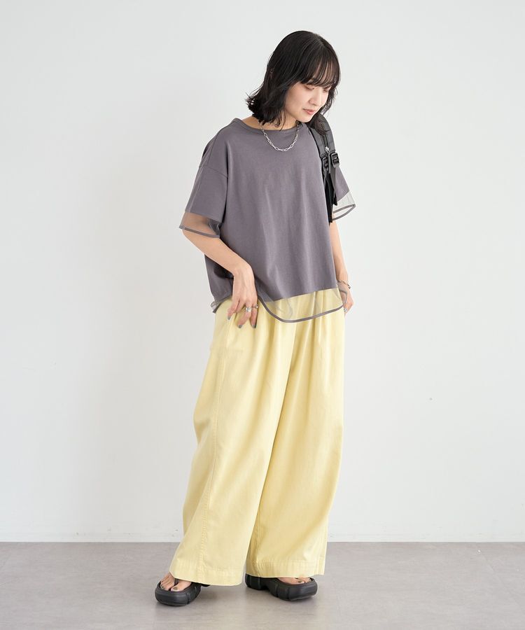 Green Parks「【適ON】持続冷感 ドッキングプルオーバー」|Tシャツ・カットソー|