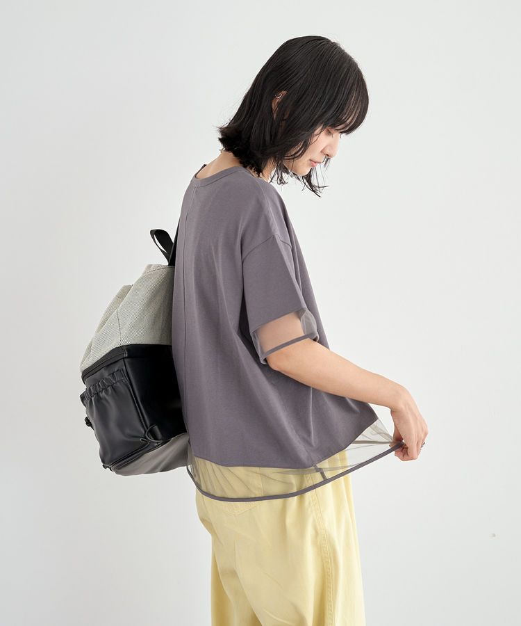 Green Parks「【適ON】持続冷感 ドッキングプルオーバー」|Tシャツ・カットソー|