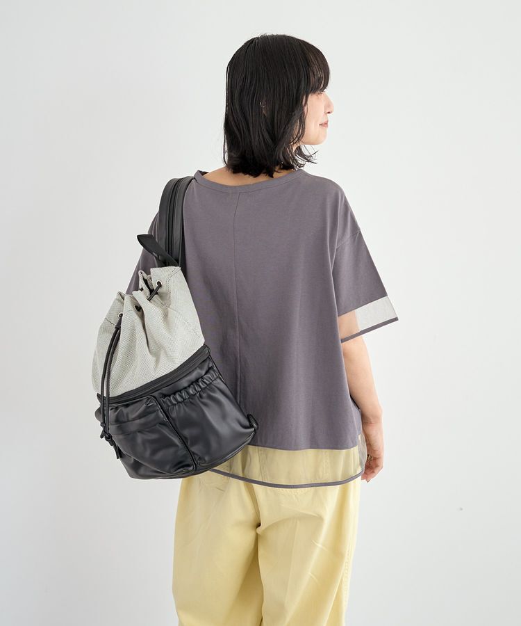 Green Parks「【適ON】持続冷感 ドッキングプルオーバー」|Tシャツ・カットソー|