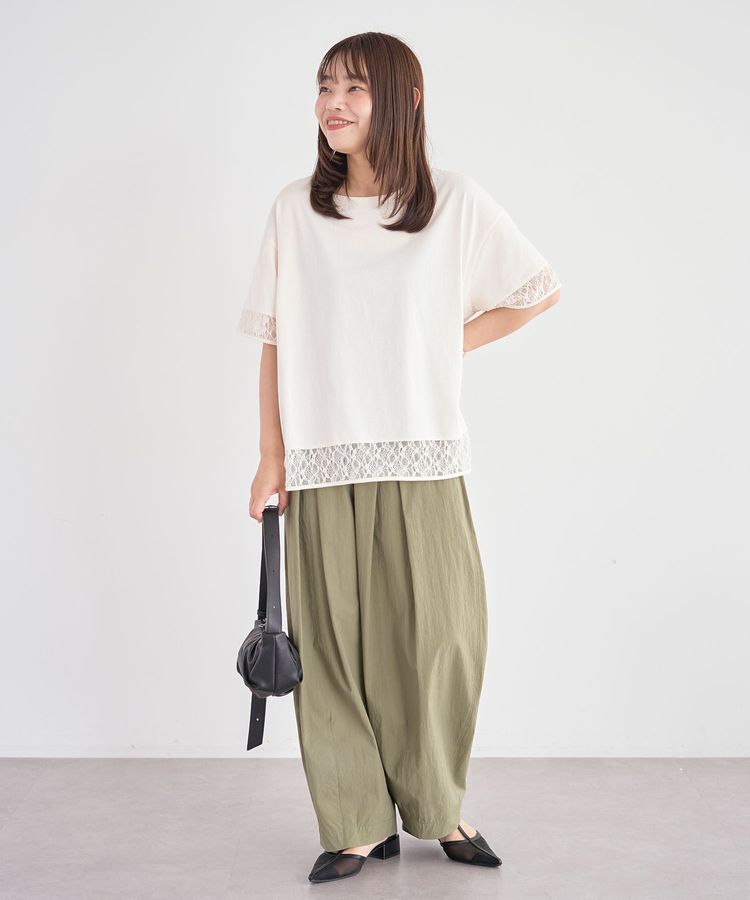 Green Parks「【適ON】持続冷感 ドッキングプルオーバー」|Tシャツ・カットソー|