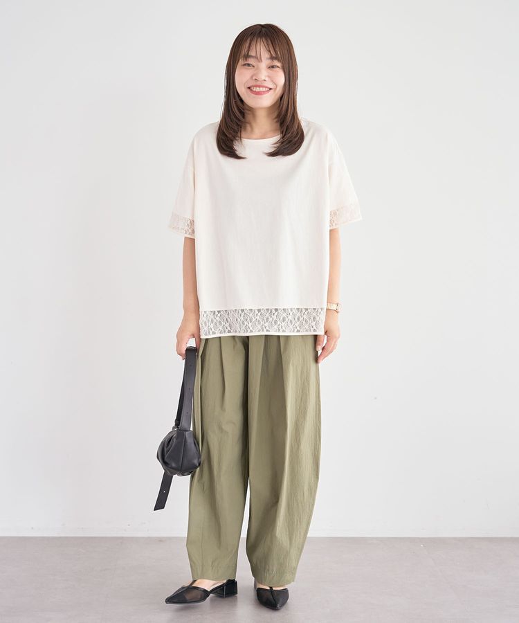 Green Parks「【適ON】持続冷感 ドッキングプルオーバー」|Tシャツ・カットソー|