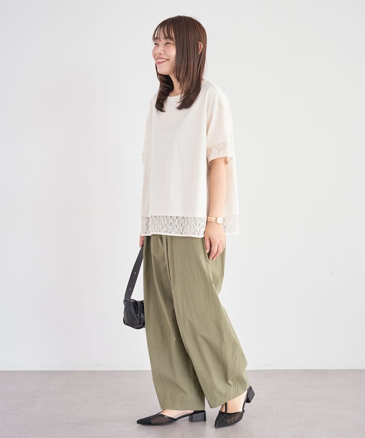 Green Parks「【適ON】持続冷感 ドッキングプルオーバー」|Tシャツ・カットソー|