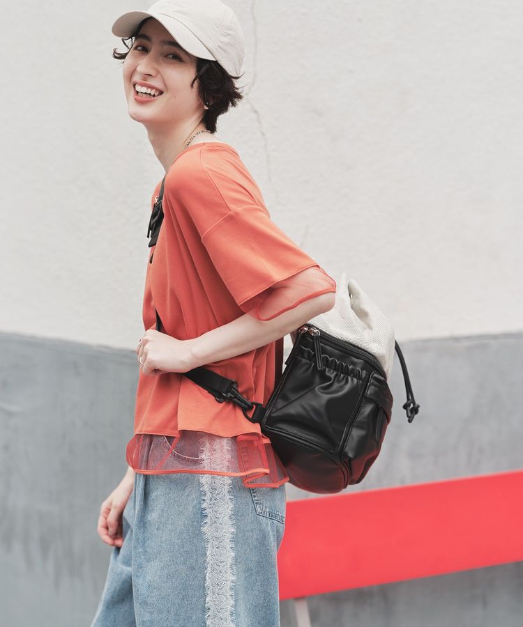 Green Parks「【適ON】持続冷感 ドッキングプルオーバー」|Tシャツ・カットソー|