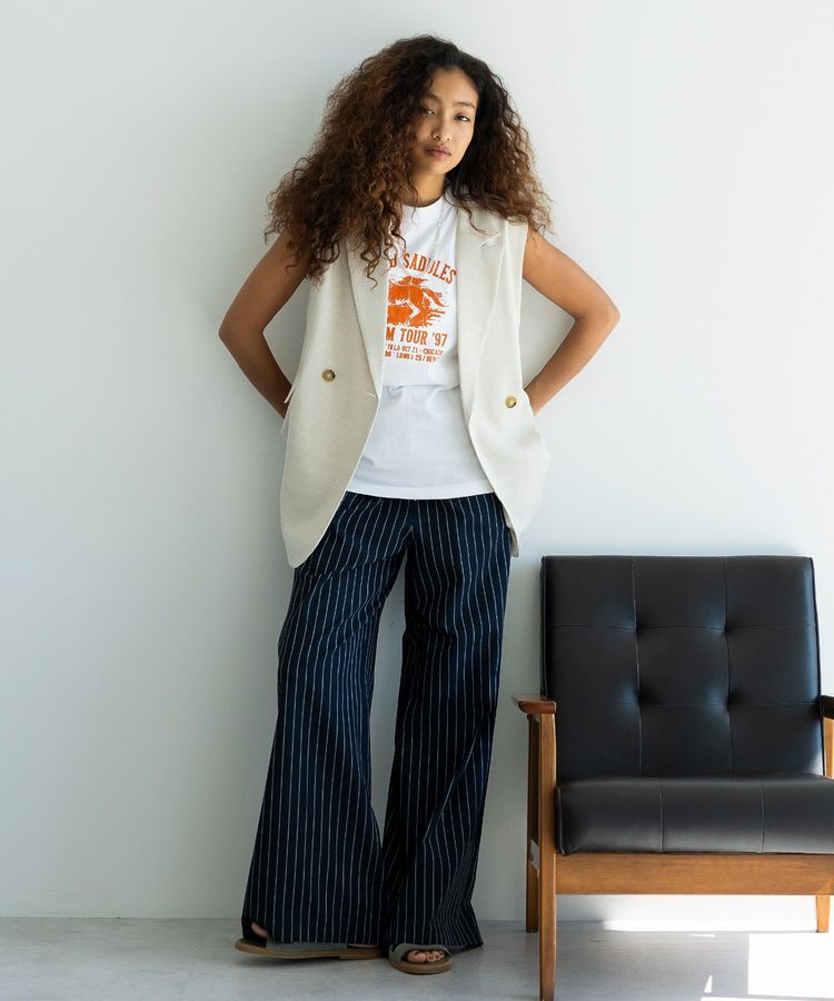 GARAGE OF GOOD CLOTHING「bandプリントノースリーブT」|Tシャツ・カットソー|